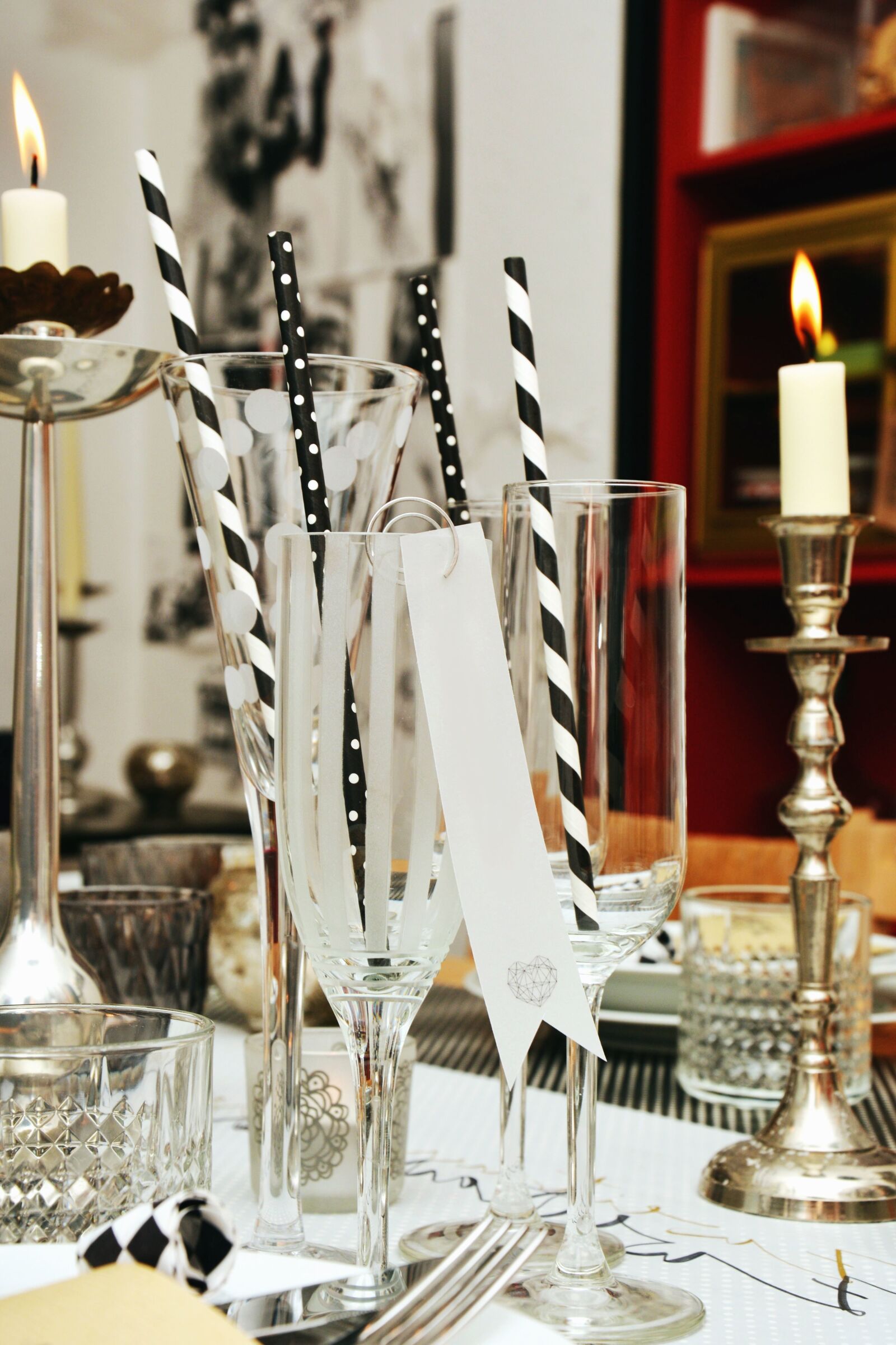 Nikon D5200 sample photo. Glass, candle, table, candlestick photography