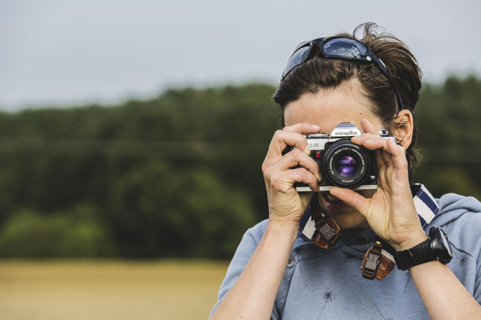 Canon EOS 5D Mark III sample photo. Man, person, sunglasses, woman photography
