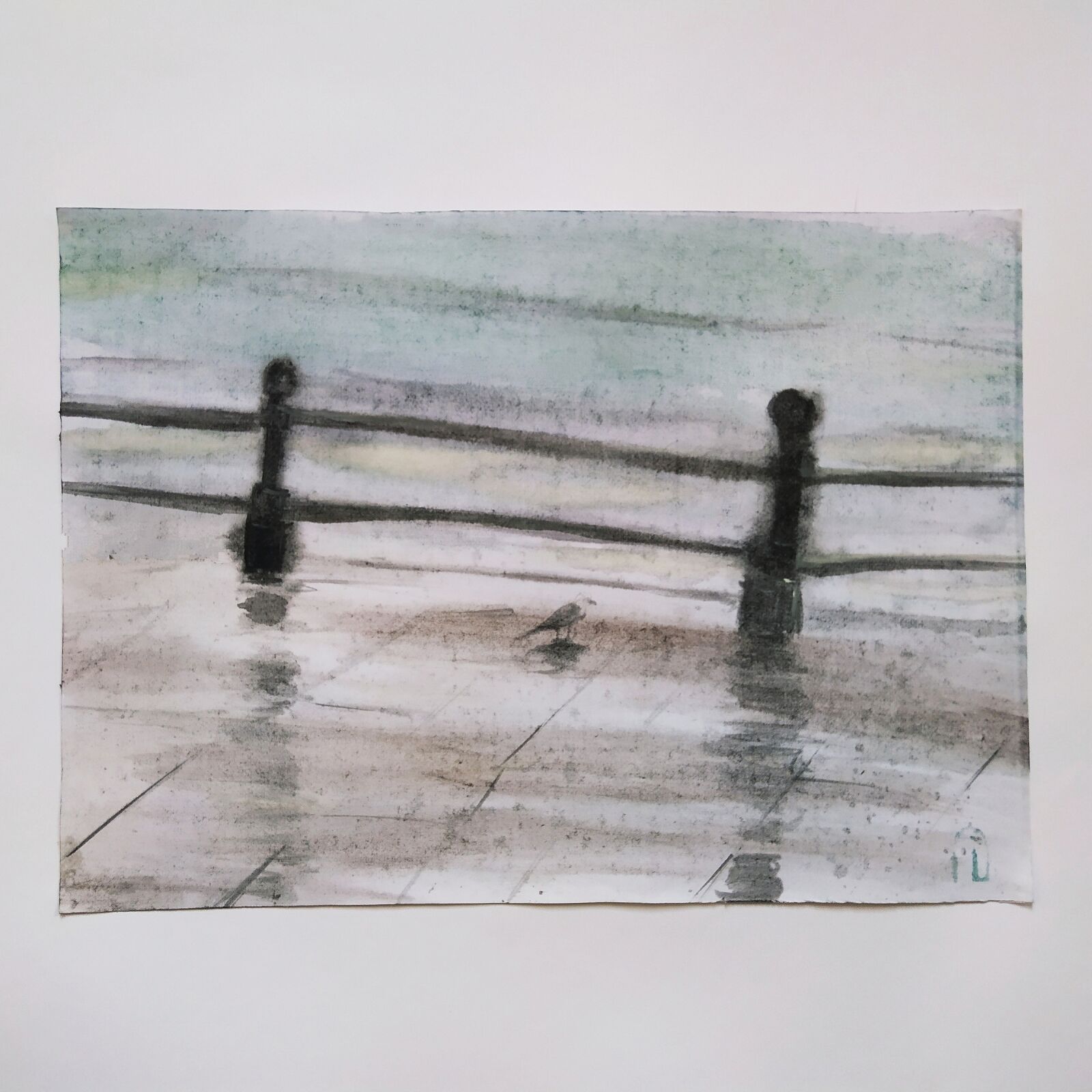 Xiaomi Redmi Note 7 sample photo. Sea, watercolor, paint photography