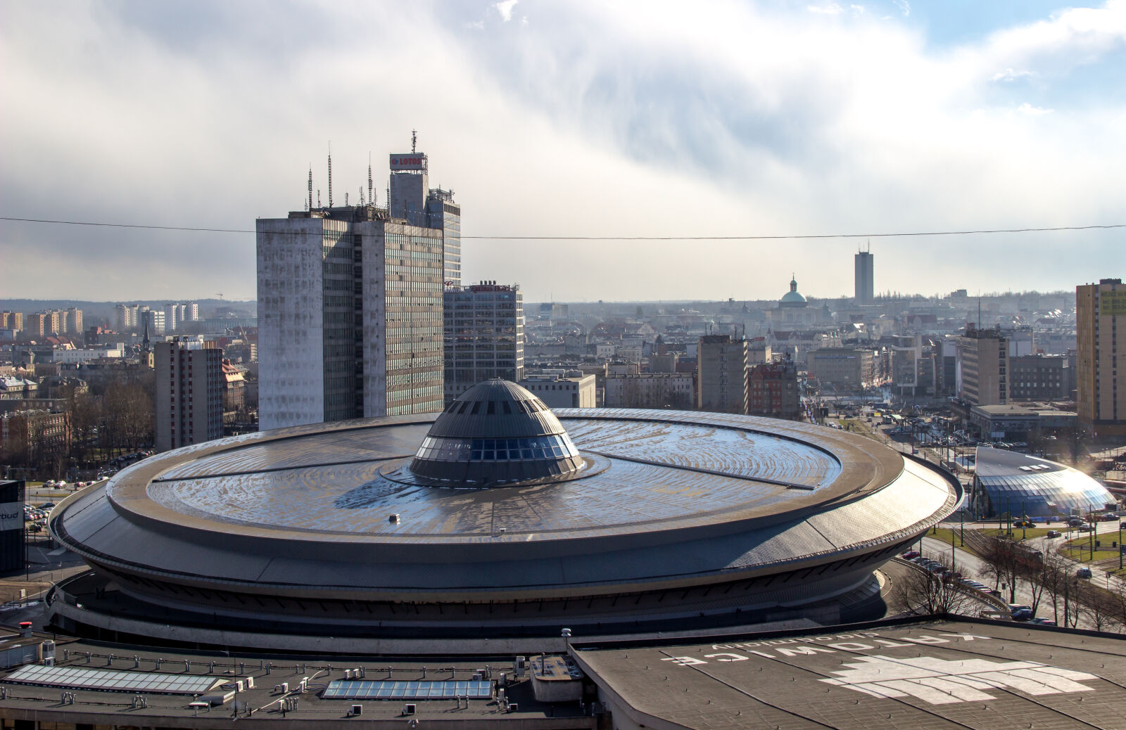 Canon EOS 600D (Rebel EOS T3i / EOS Kiss X5) sample photo. Katowice, ray, silesia, spodek photography