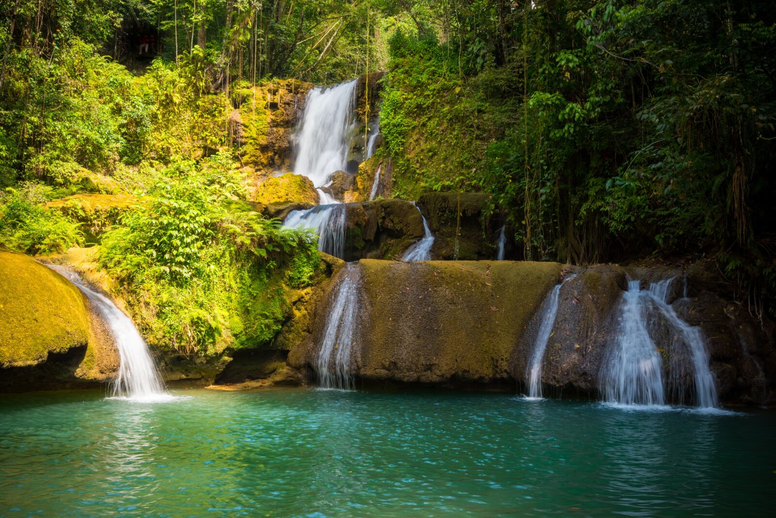 Nikon D810 sample photo. Waterfall, water, jamaica photography