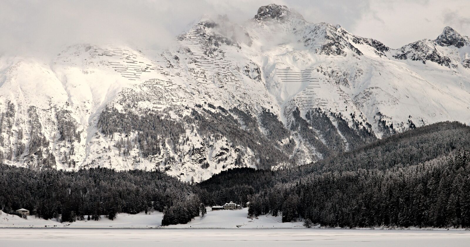 Canon EF-S 55-250mm F4-5.6 IS STM sample photo. Snow, mountain, winter photography