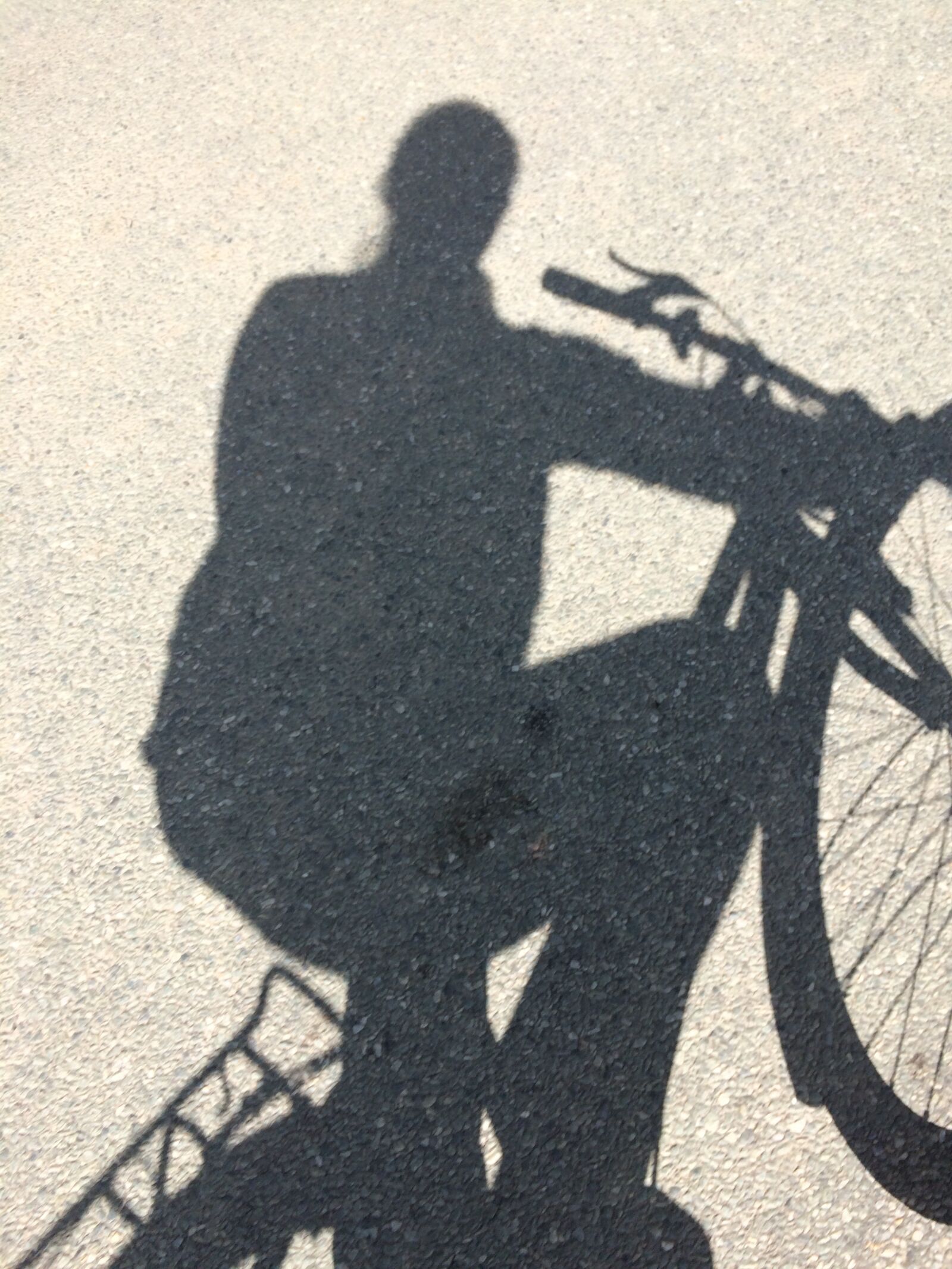 iPhone 5s back camera 4.15mm f/2.2 sample photo. Bike, shadow, sunshine photography