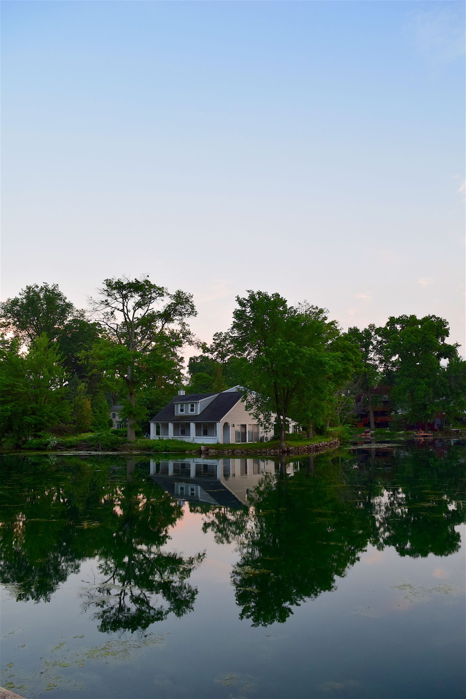 Nikon D3300 sample photo. House, lake, trees photography