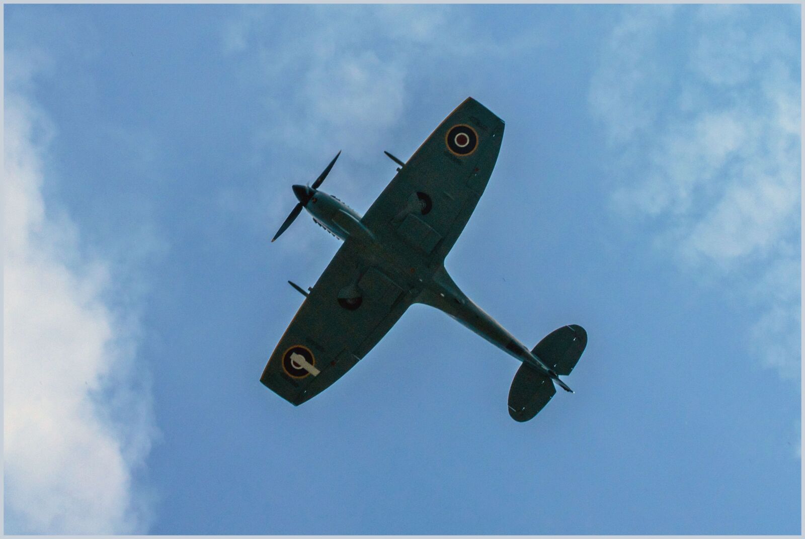 Nikon D5200 sample photo. Spitfire, aeroplane, war photography