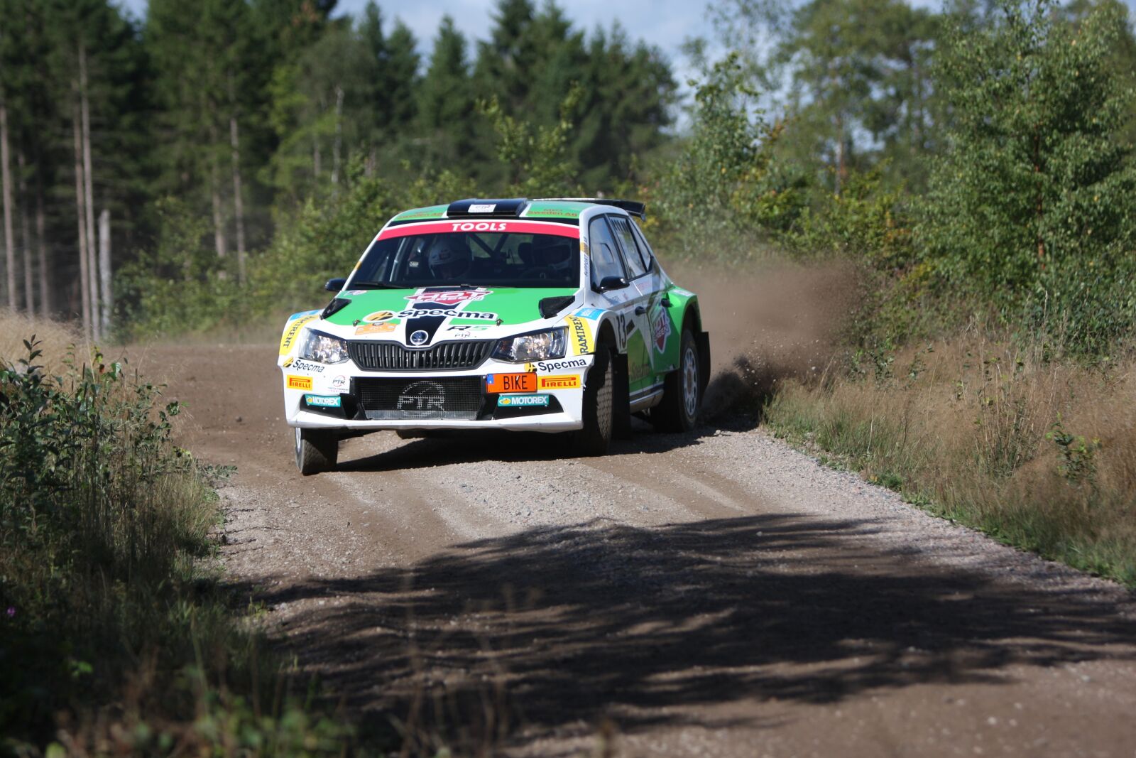 Canon EOS 40D sample photo. Rally, skoda fabia r5 photography