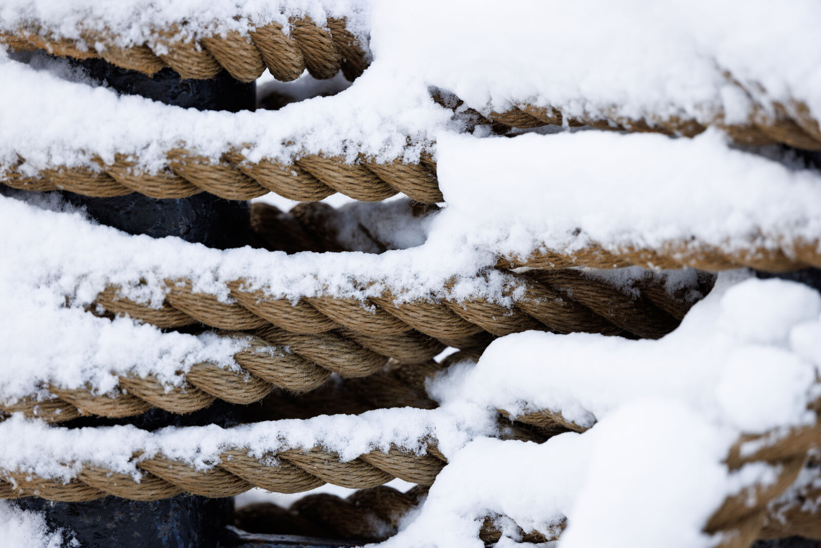 Canon RF 400mm F2.8L IS USM sample photo. Snowy ropes photography