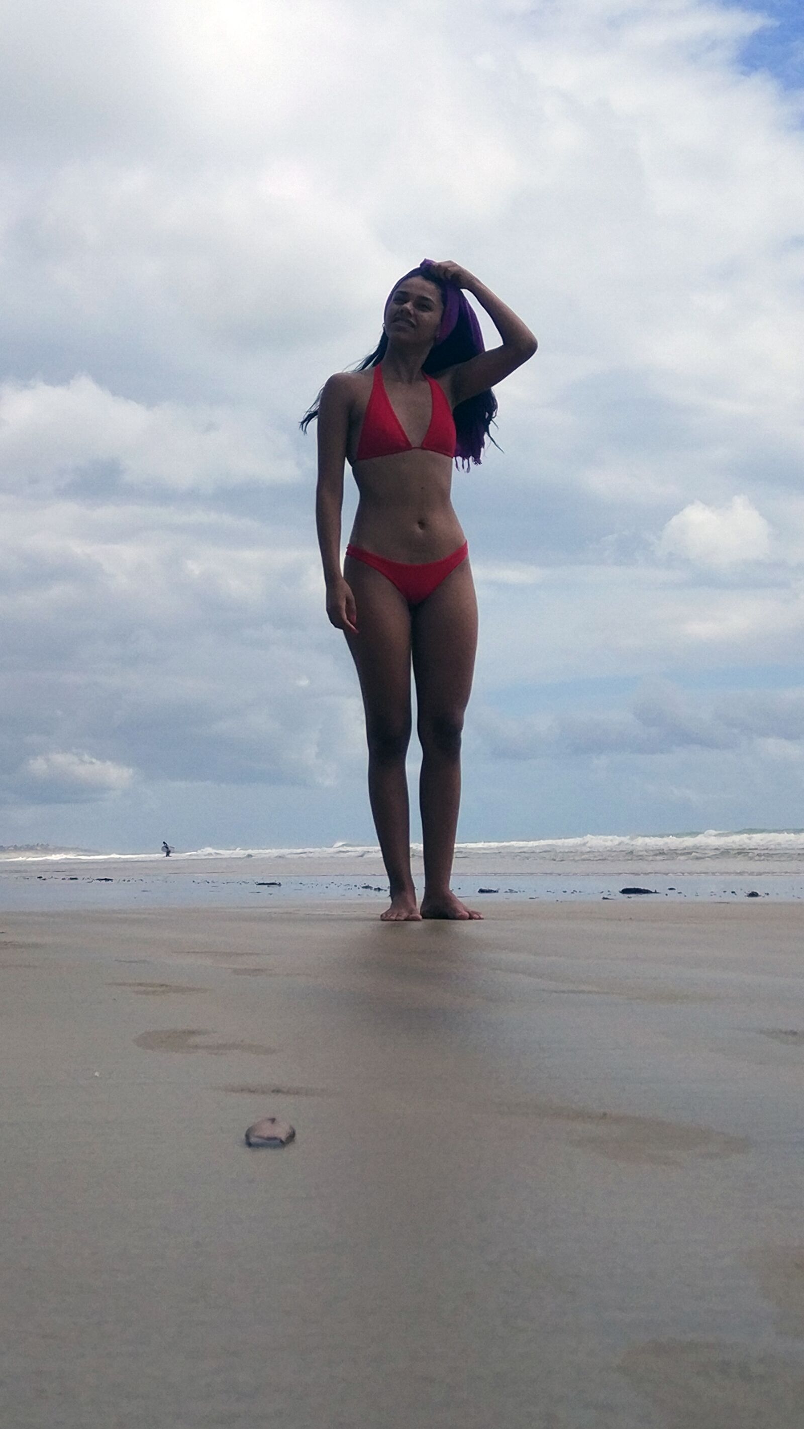 Xiaomi MIX sample photo. Beach, sea, woman photography