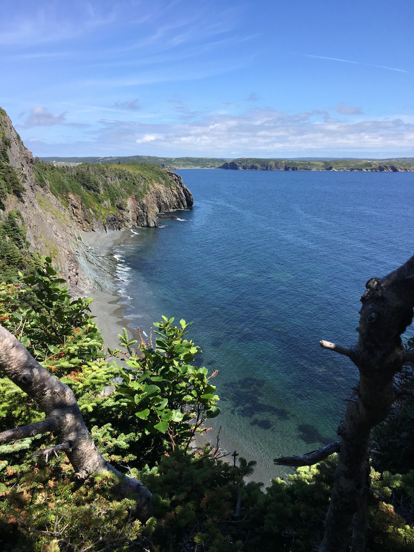 iPhone 6s Plus back camera 4.15mm f/2.2 sample photo. Skerwink, blue, seashore photography
