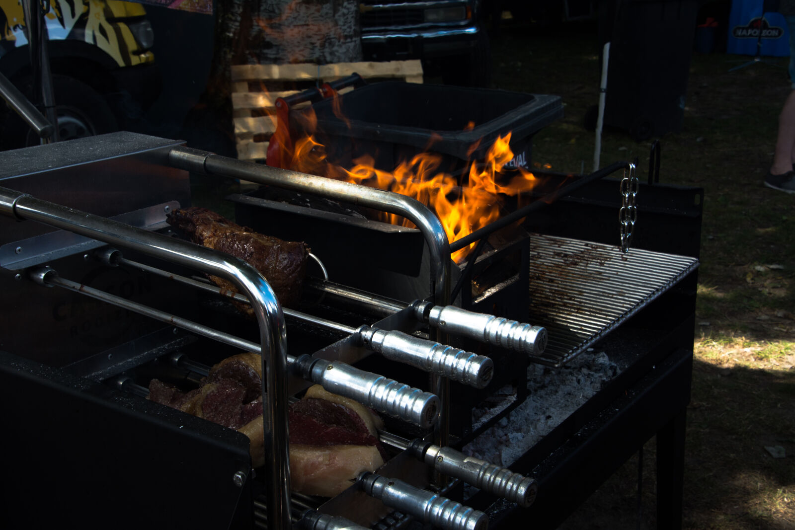 Nikon D5200 sample photo. Barbeque, bbq, meat, summer photography