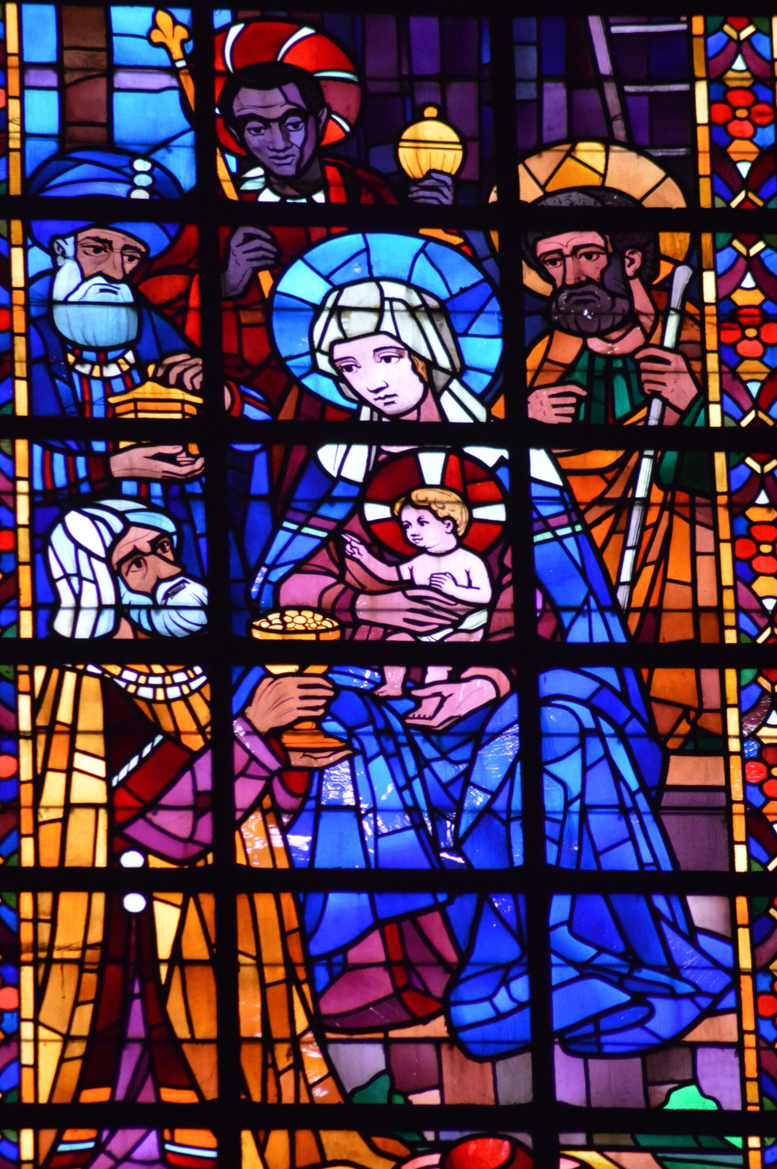 Nikon D3200 sample photo. Stained glass, window, church photography