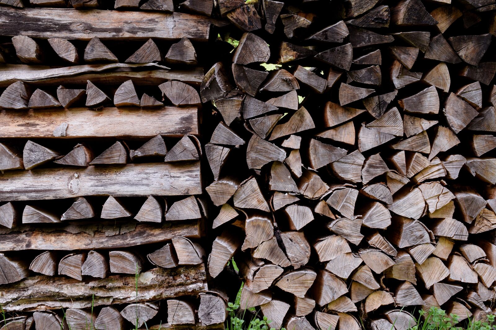Nikon D5300 sample photo. Wood pile, firewood, wood photography