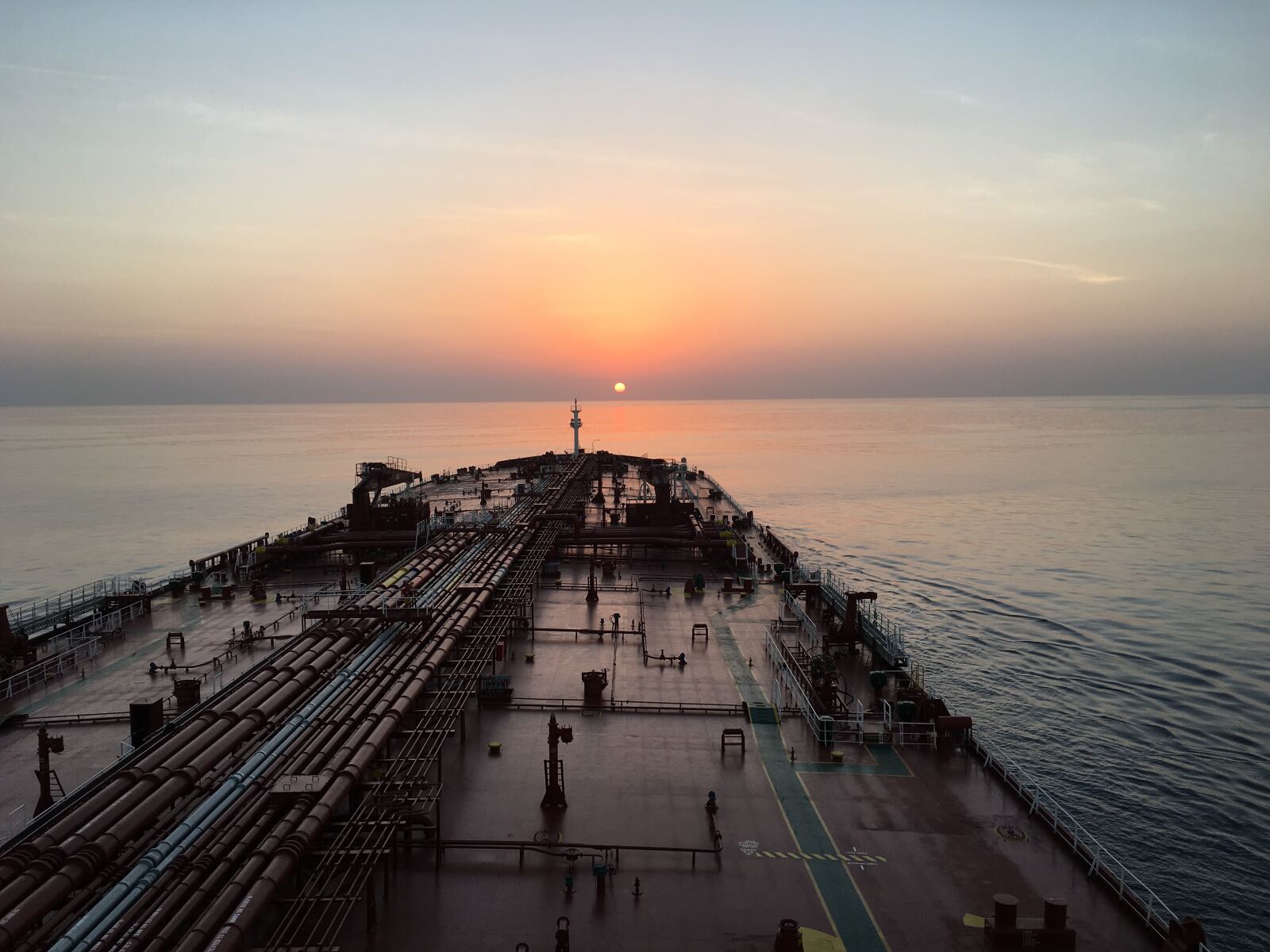 Apple iPhone 6s sample photo. Sunrise, vessel, sea photography