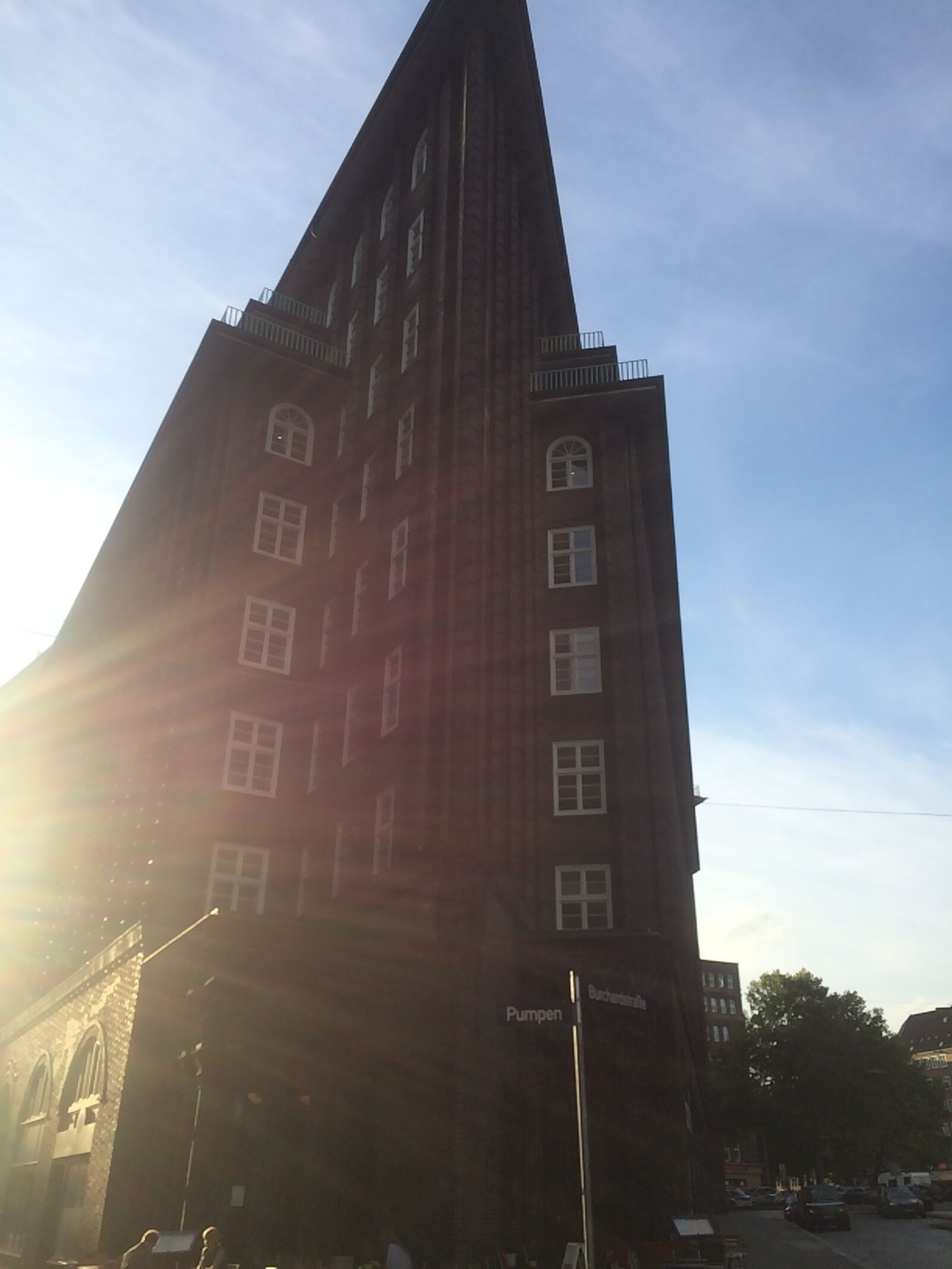 iPhone 5s back camera 4.15mm f/2.2 sample photo. Hamburg, sun, glare photography