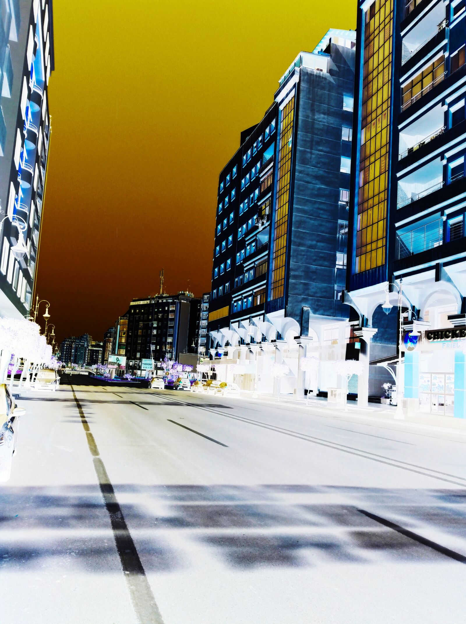 Xiaomi Redmi 8 sample photo. Street, buildings, color photography