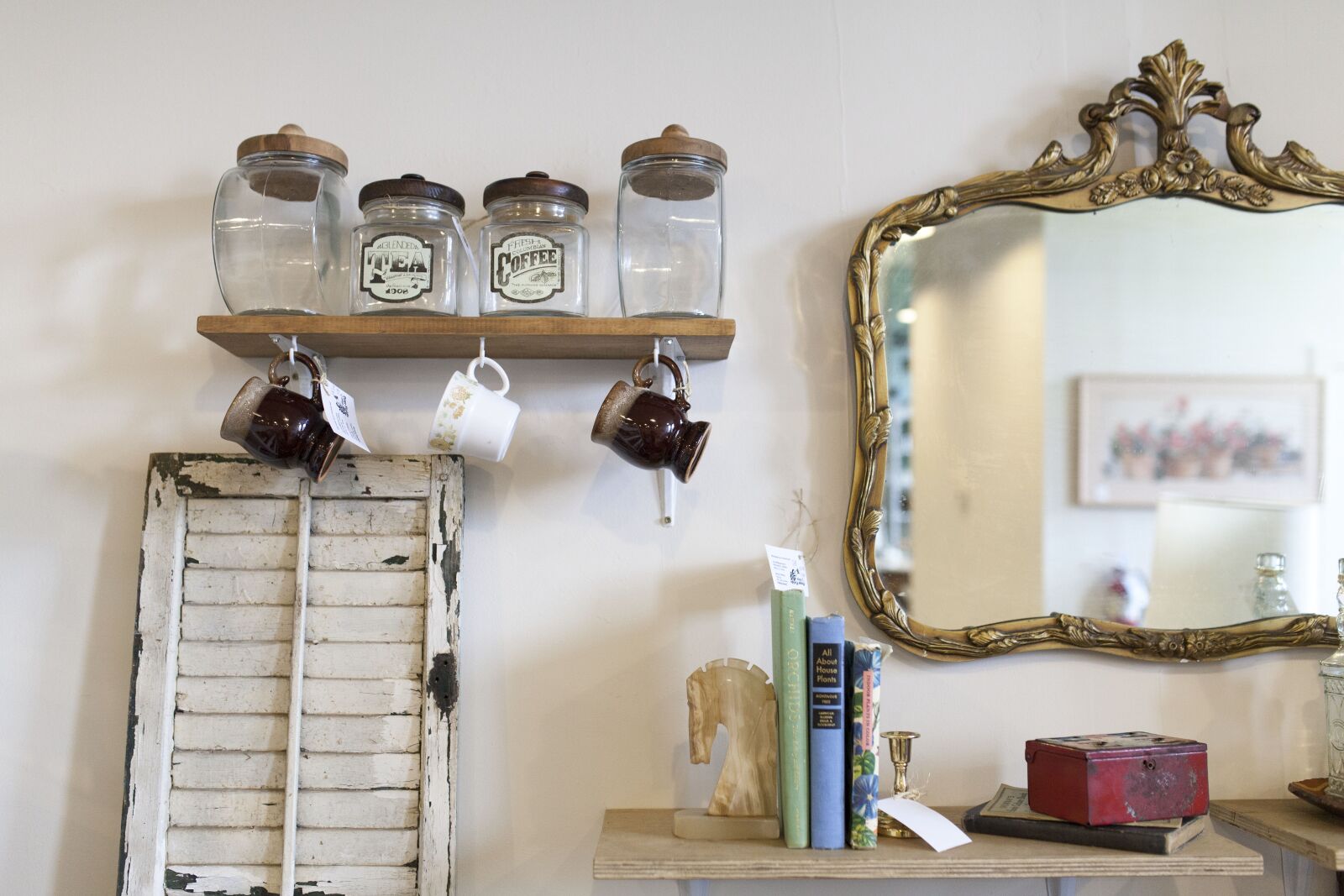 Canon EOS 5D Mark II sample photo. Antique, jars, mirror photography