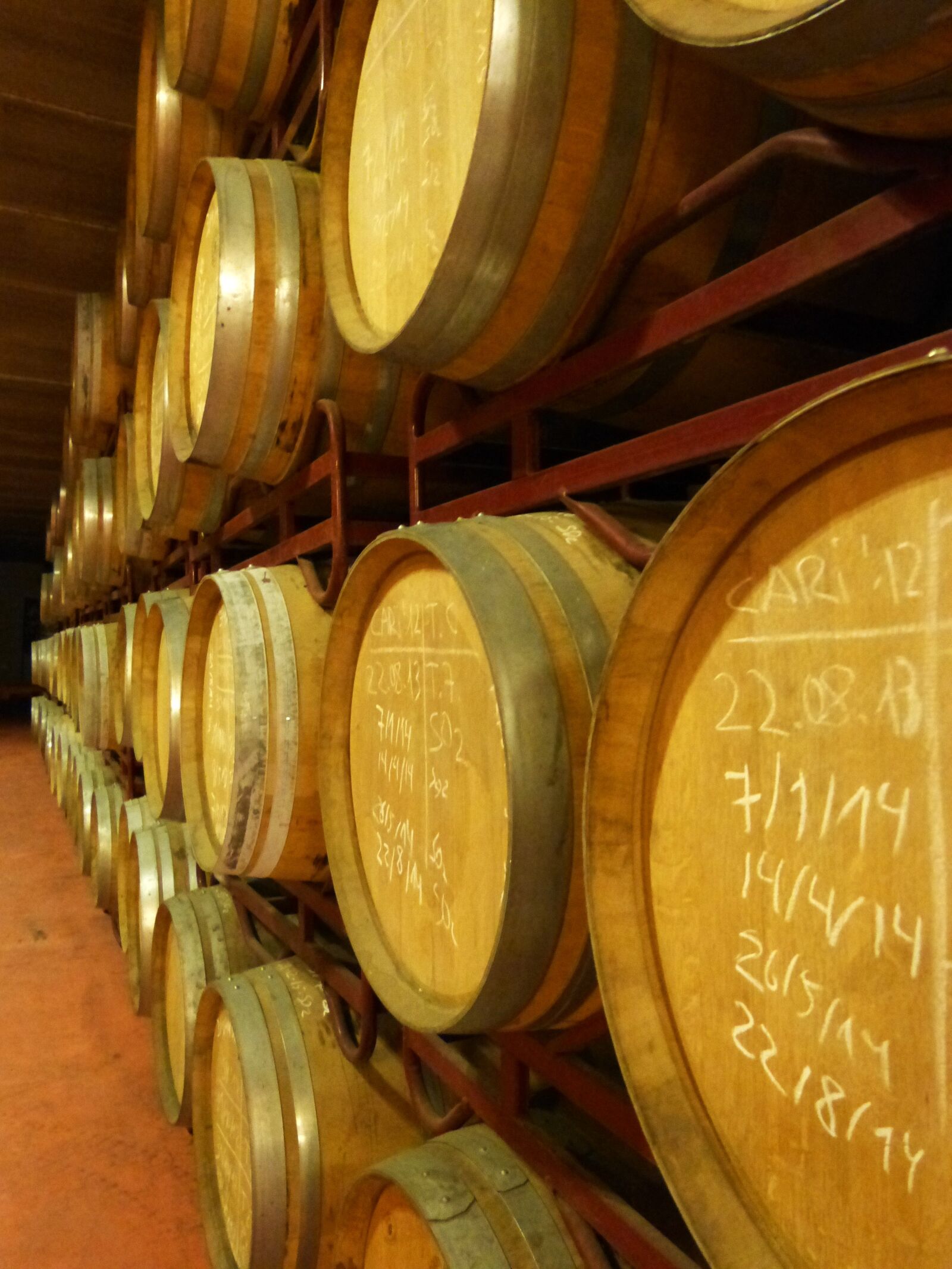 Panasonic DMC-FZ62 sample photo. Casks, ageing of wine photography
