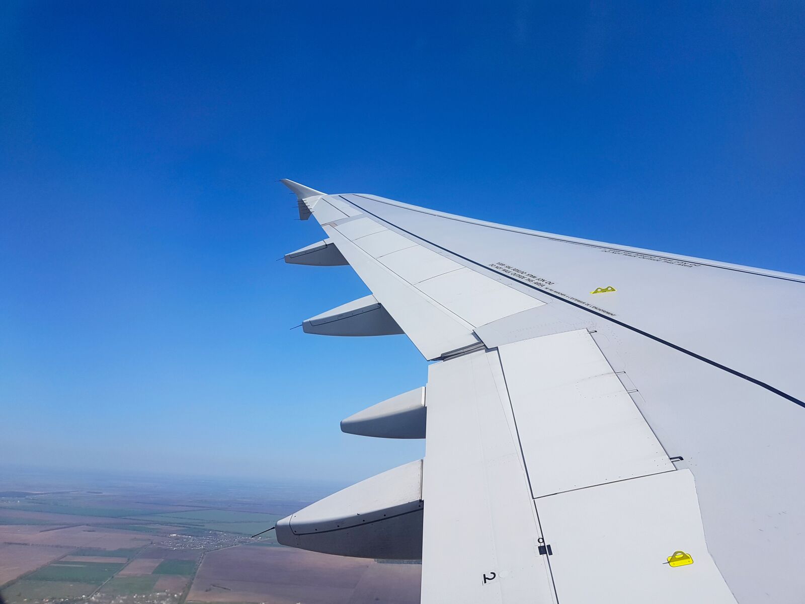 Samsung Galaxy S7 Edge sample photo. Sky, wing, airplane photography