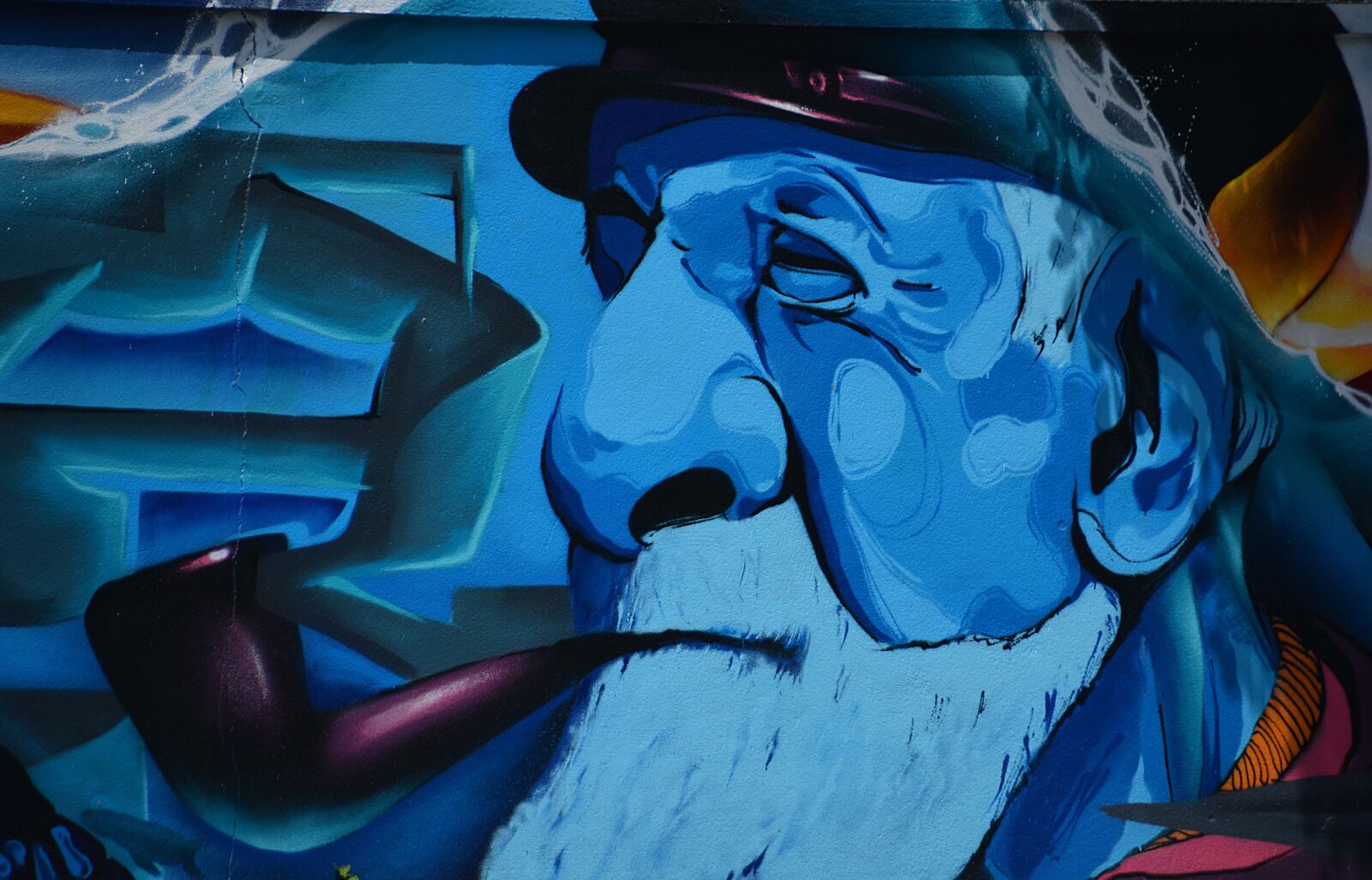 Nikon D5200 sample photo. Tag, fresco, mural photography