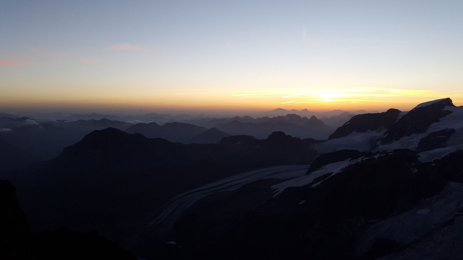 Samsung Galaxy Alpha sample photo. Sunrise, alpine, summit photography