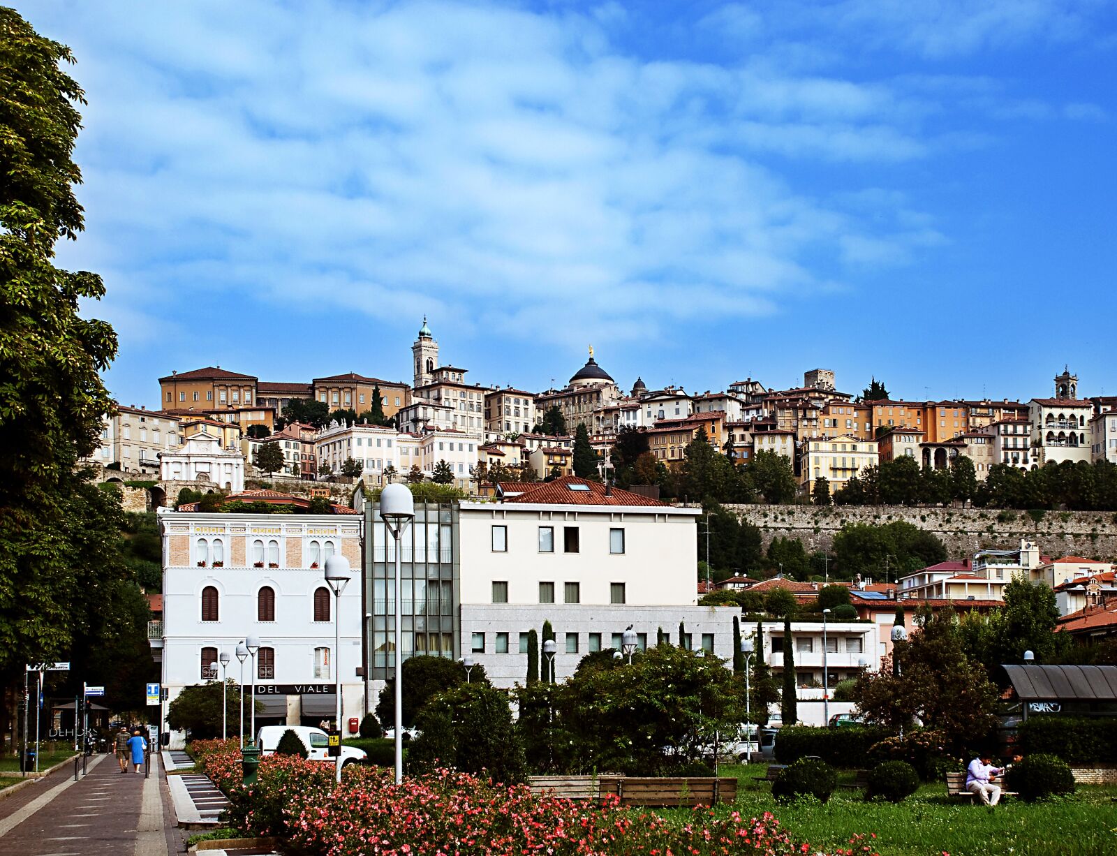 Nikon D80 sample photo. Bergamo, italy, high city photography
