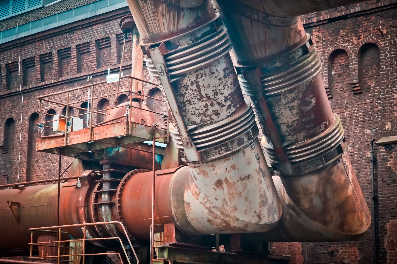 Olympus OM-D E-M10 sample photo. Architecture, steel mill, factory photography