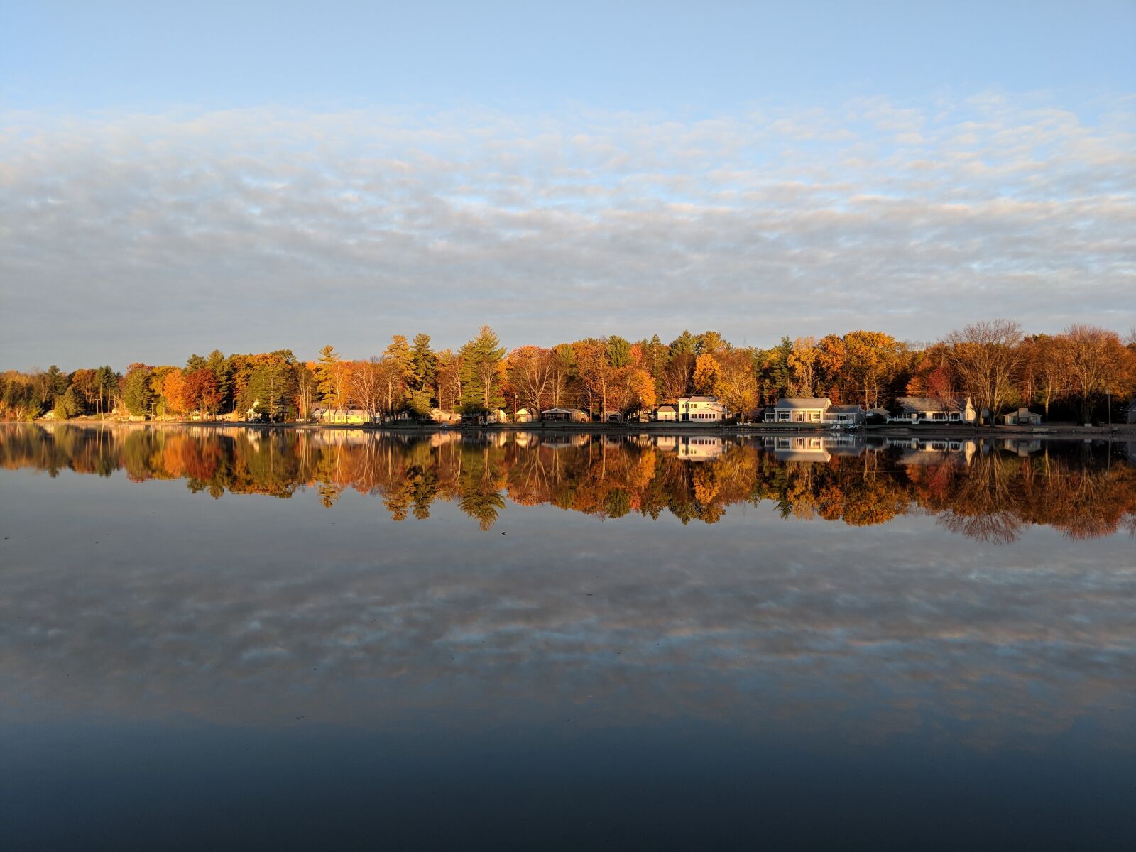Google Pixel 2 sample photo. Lake, fall, autumn photography