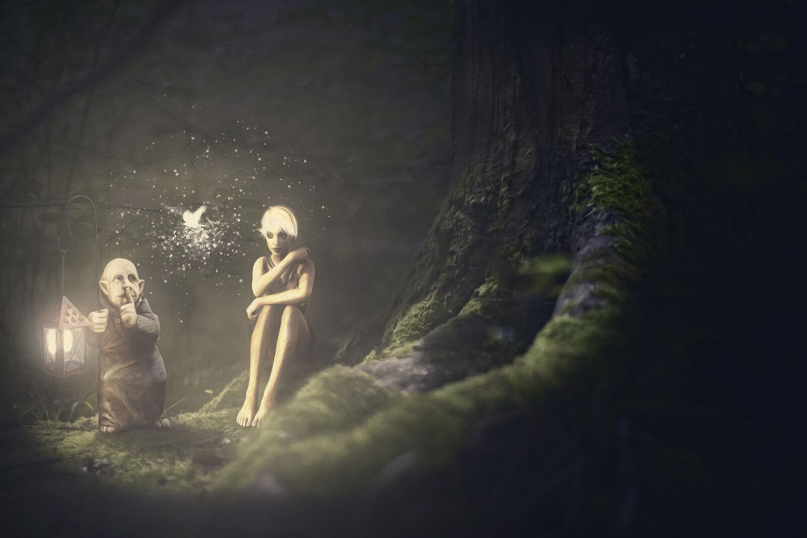 Nikon D5300 sample photo. Composing, elves, forest photography