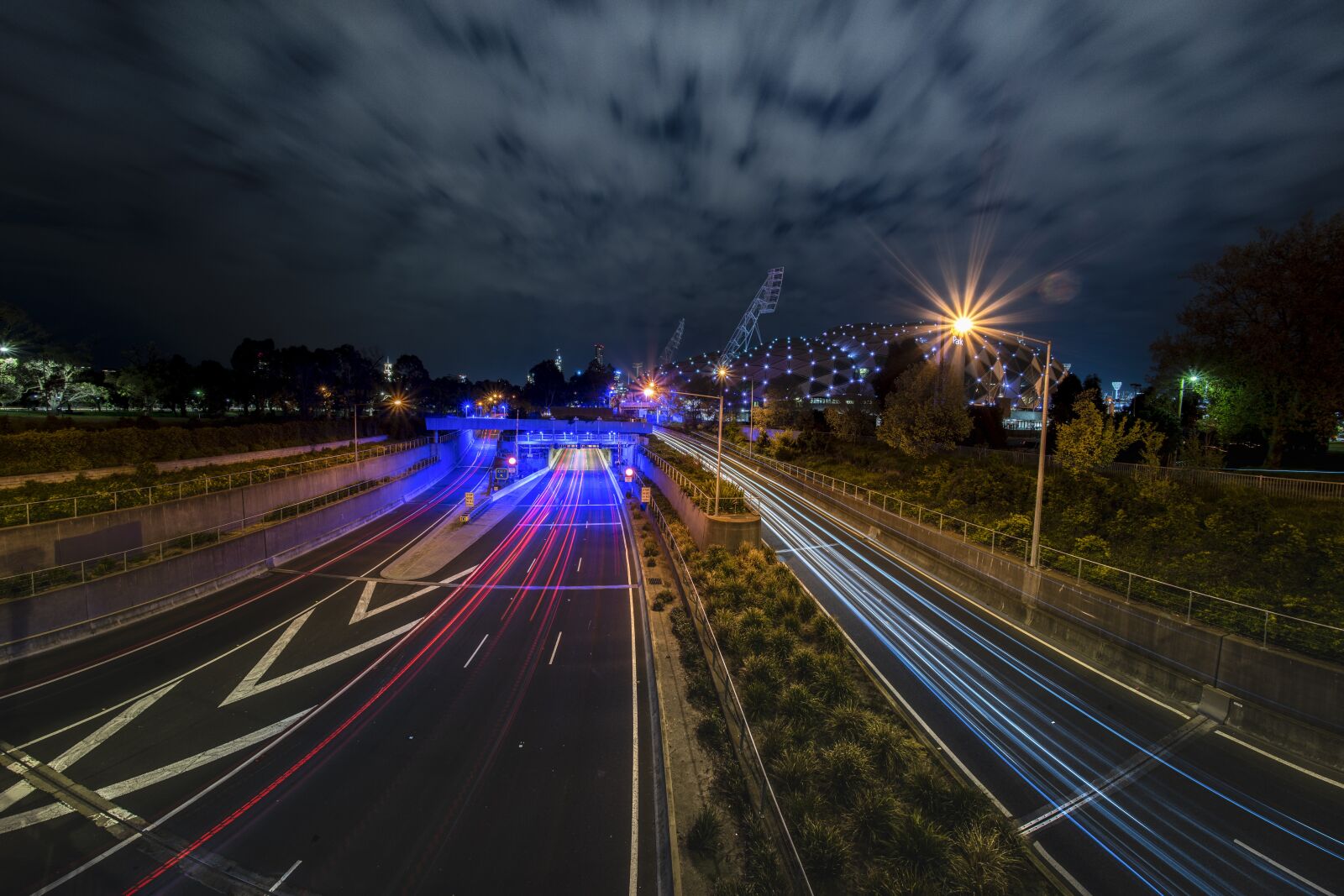 Nikon D810 sample photo. Road, lights, cars photography