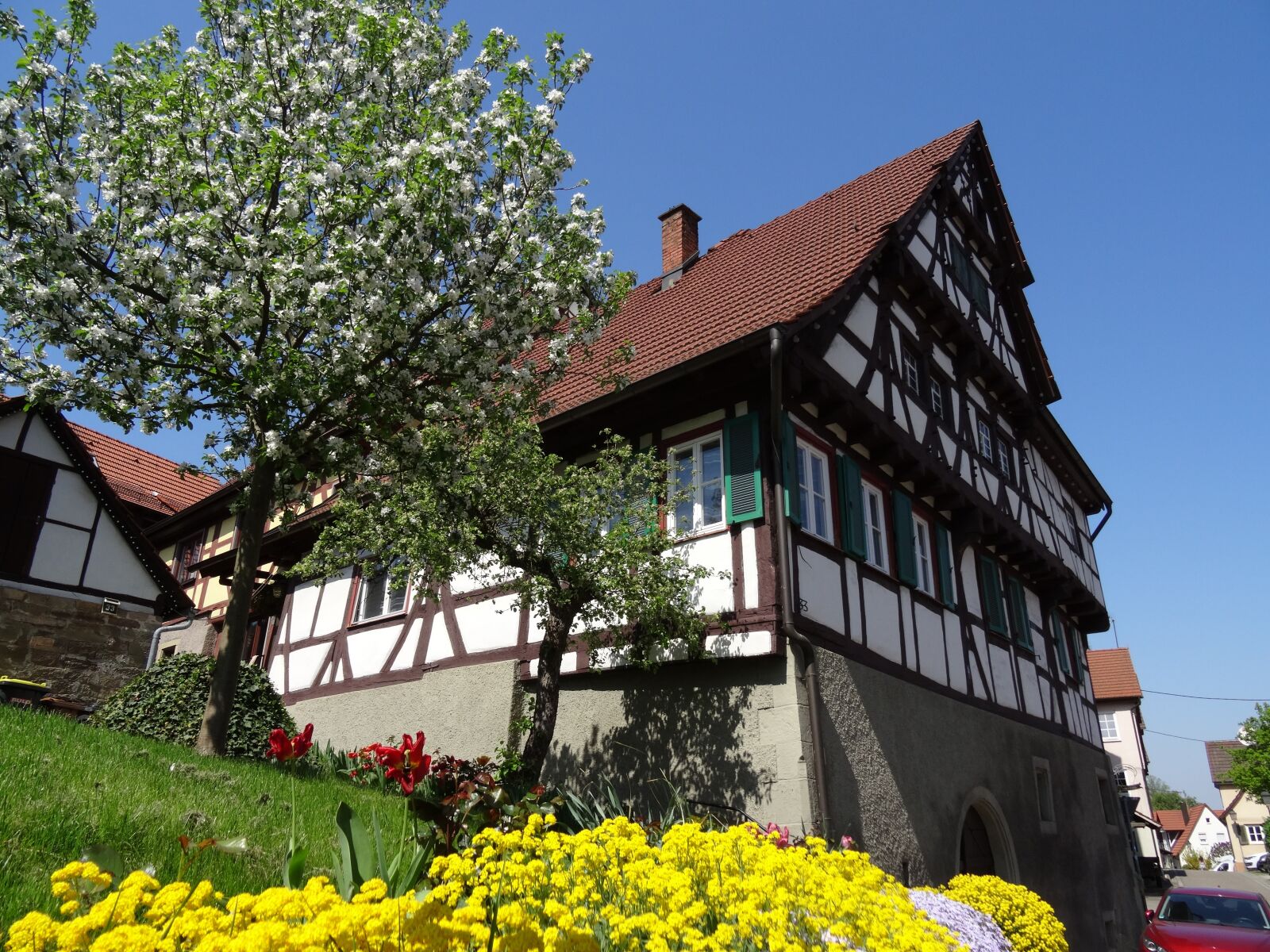 Sony DSC-HX50 sample photo. Wine city, fachwerkhaus, remstal photography