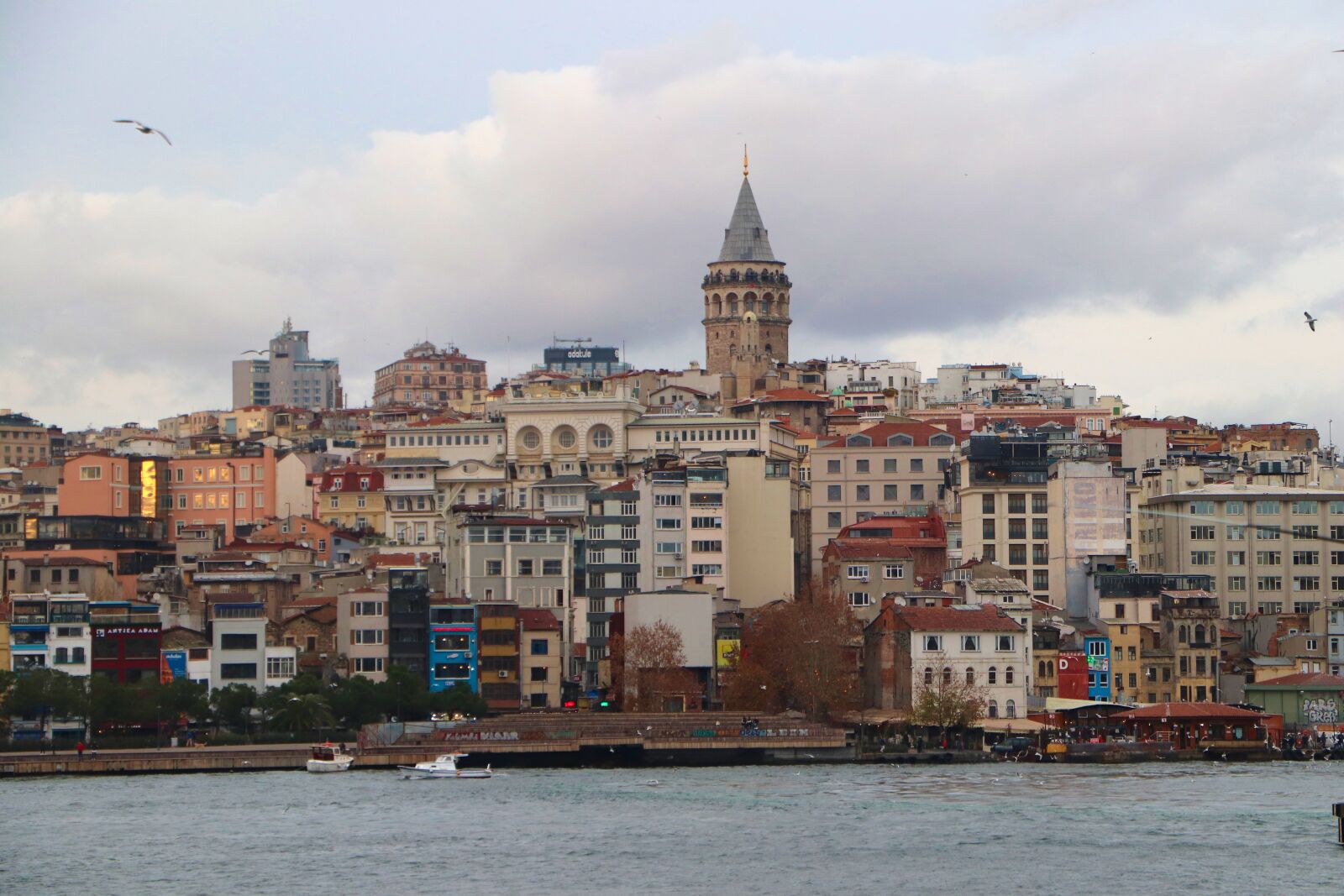 Canon EOS 77D (EOS 9000D / EOS 770D) + Canon EF-S 18-135mm F3.5-5.6 IS STM sample photo. Galata, galata tower, istanbul photography