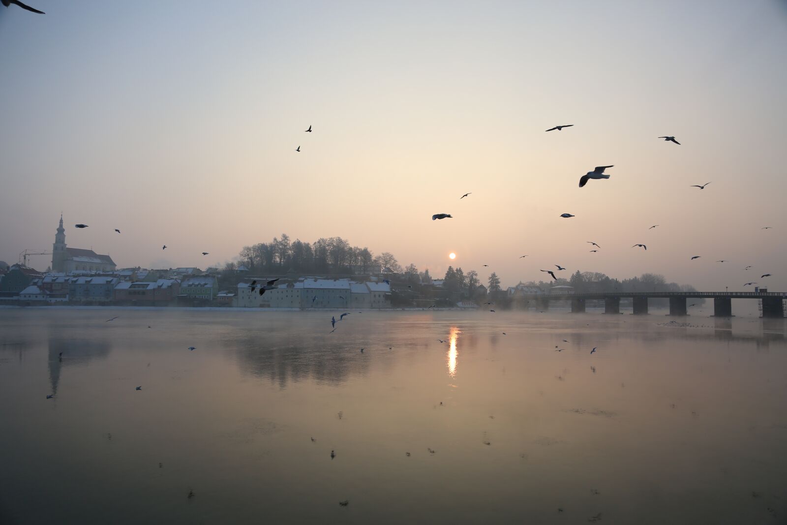 Canon EF 24-105mm F4L IS USM sample photo. Winter, water, landscape photography