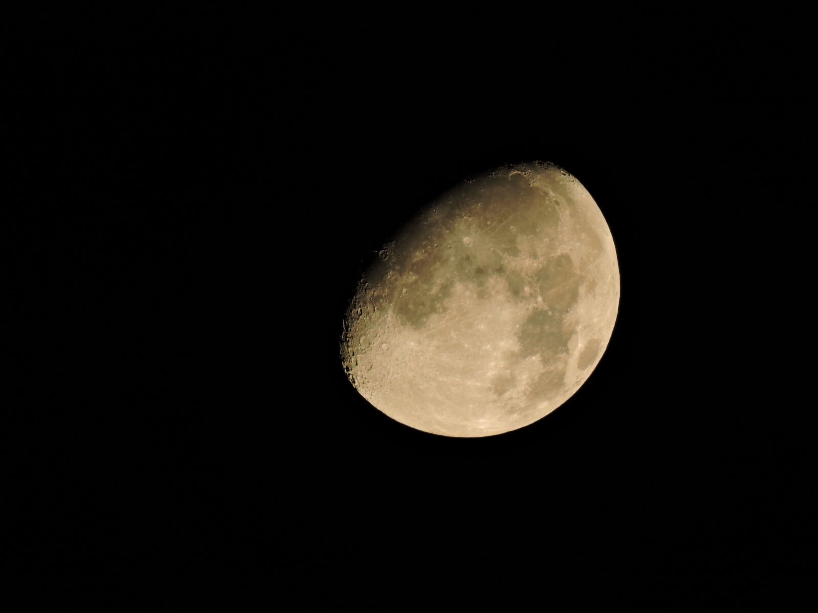 Nikon Coolpix P600 sample photo. Moon, three quarter moon photography