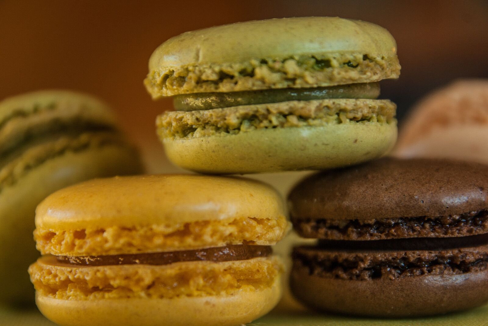 Pentax K10D sample photo. Macaroons, pastry, cakes photography