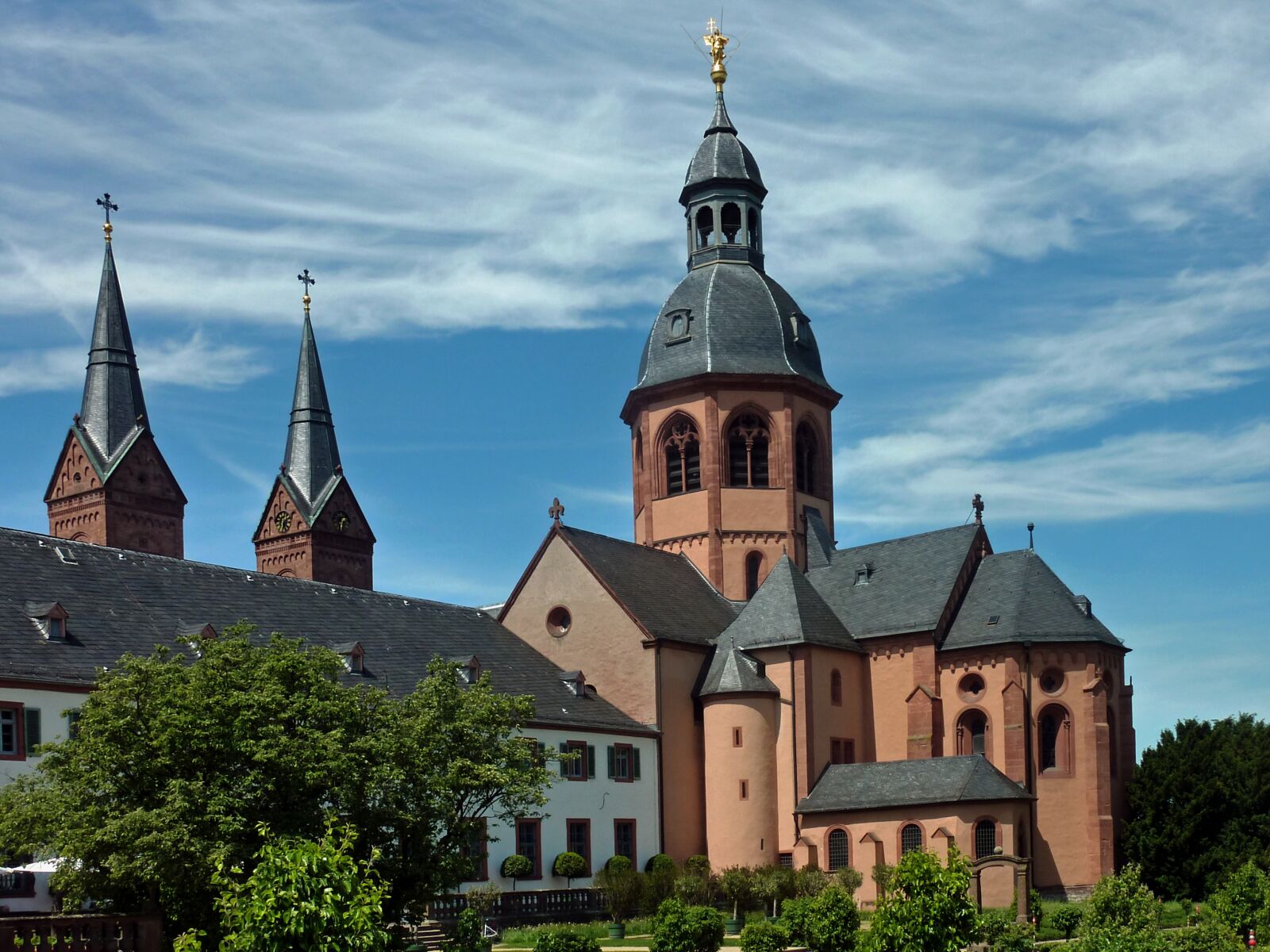 Panasonic DMC-TZ7 sample photo. Basilica, seligenstadt, monastery photography