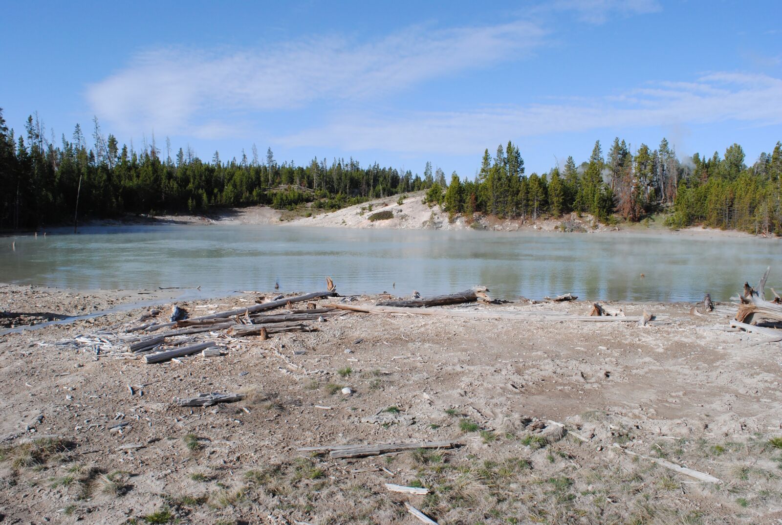 Nikon D3000 sample photo. Hot spring, yellowstone, landscape photography