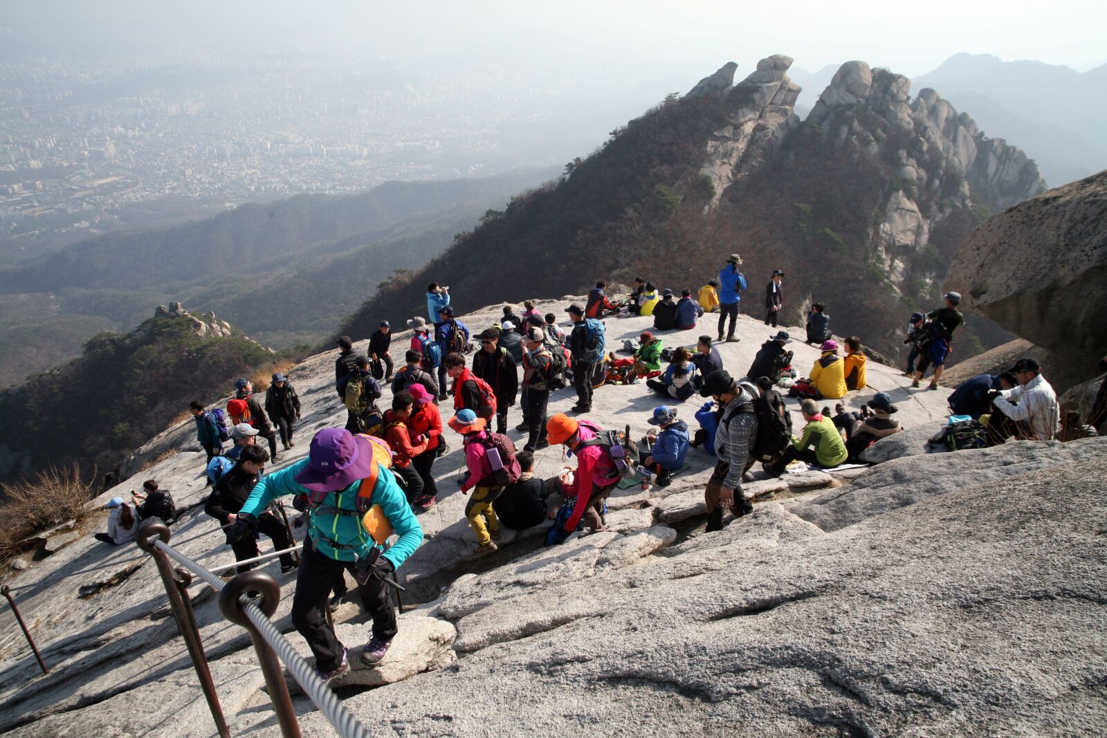 Canon EOS 5D sample photo. Bukhansan mountain, white new photography