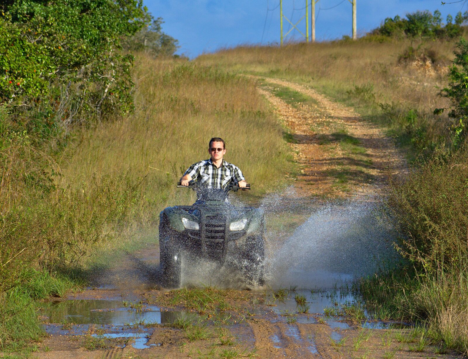 Nikon D7200 sample photo. Splash, country roads, country photography
