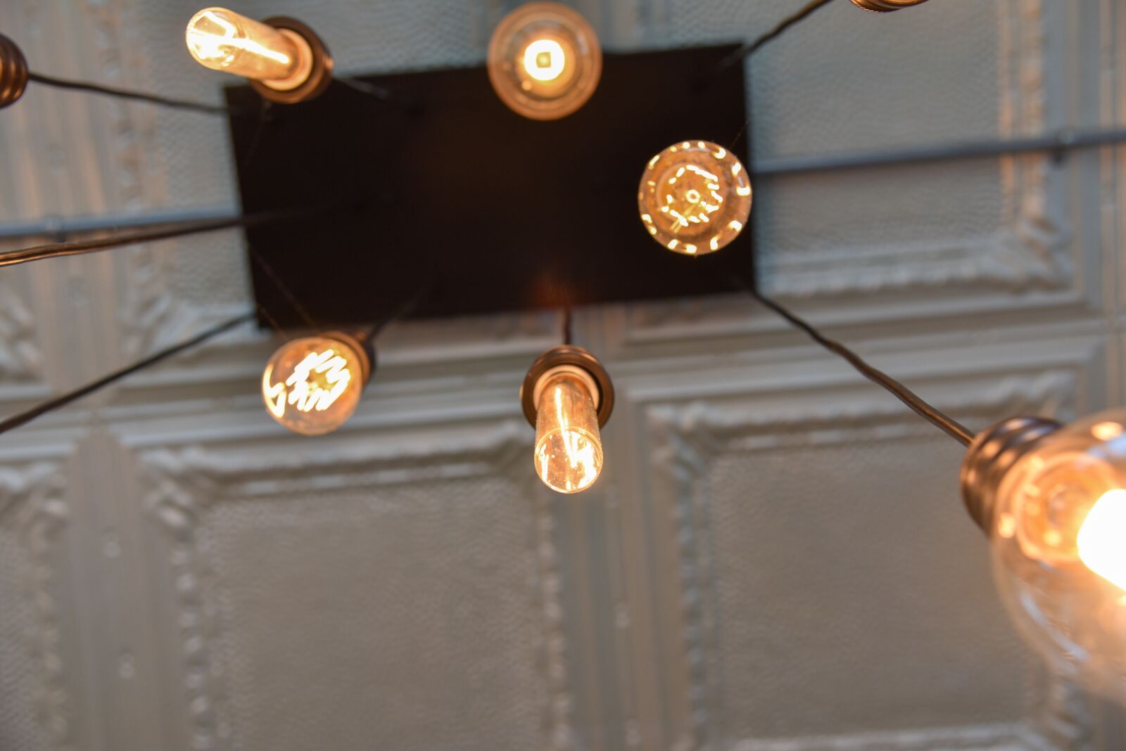 Nikon D750 sample photo. Lights, light bulbs, vintage photography