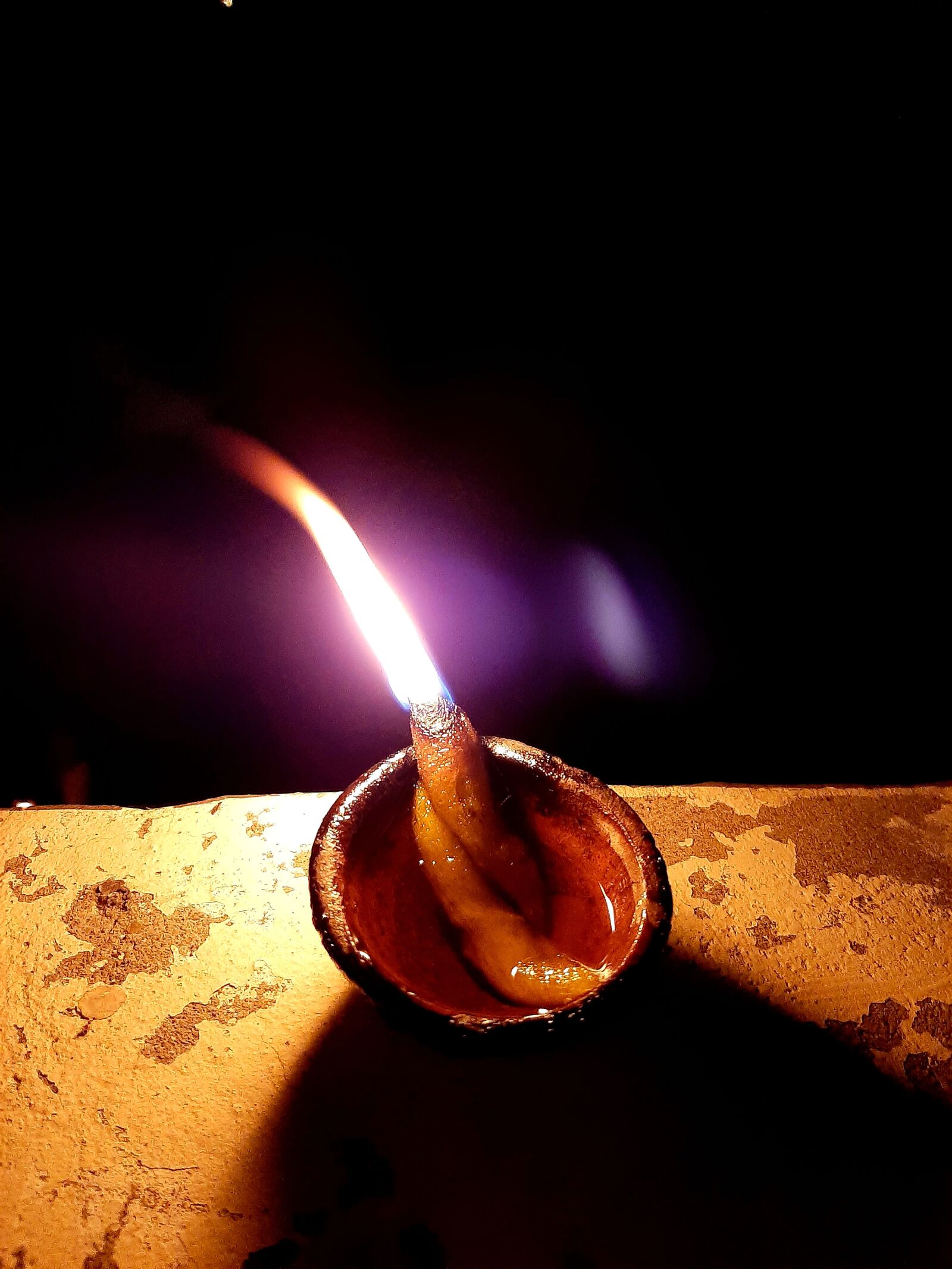 Samsung Galaxy A50 sample photo. Light, fire, lamp photography