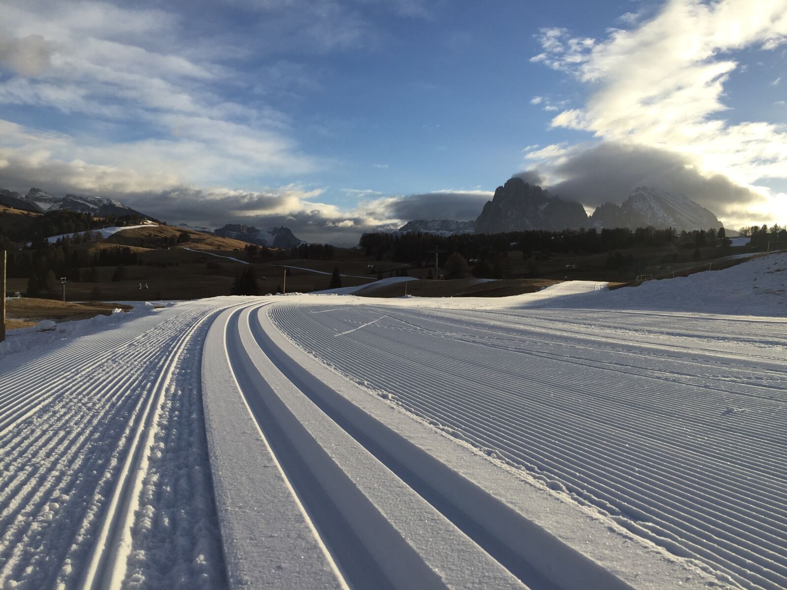 Apple iPhone 6 sample photo. Background, winter, alps photography