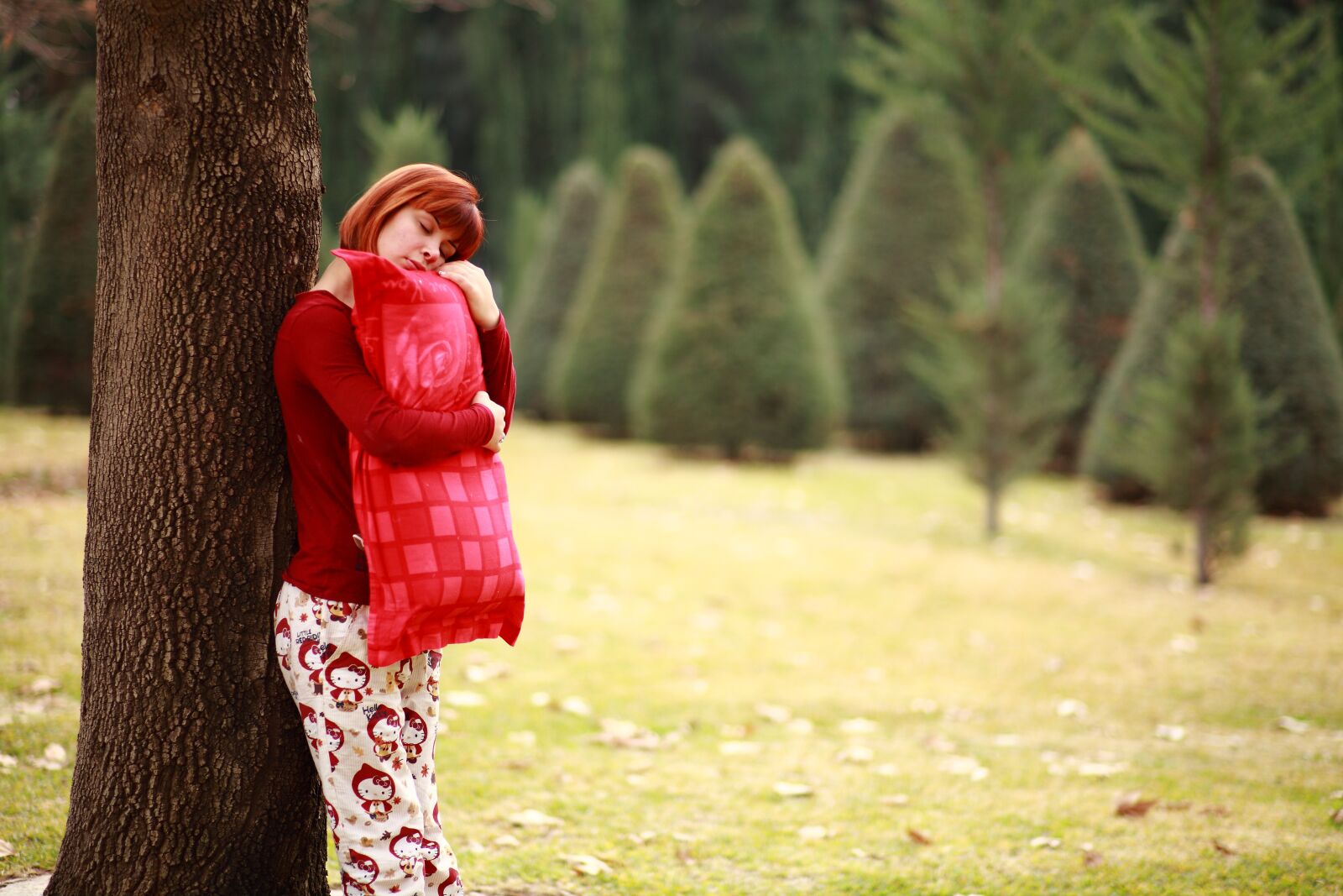 Canon EOS 5D Mark II sample photo. Sleep, pillow, sleepwalking photography