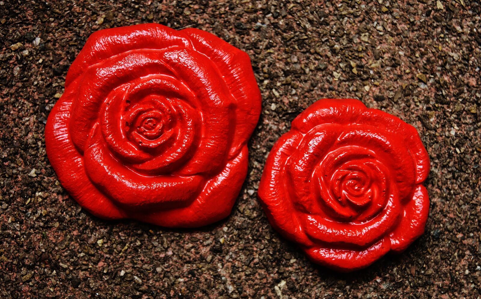 Nikon D7200 sample photo. Rose, gypsum, painted photography
