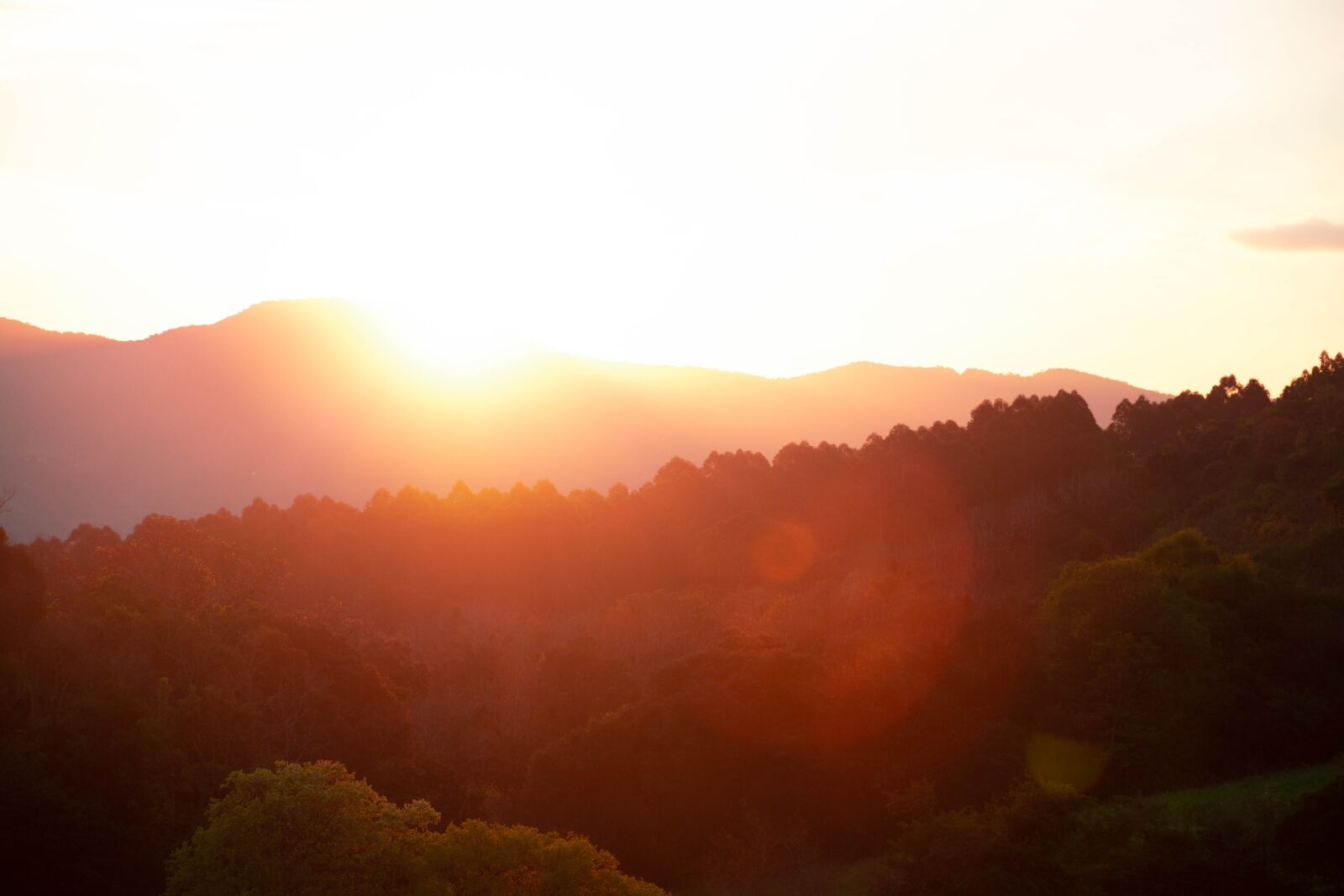 Nikon D7200 sample photo. Sunset, hills, landscape photography