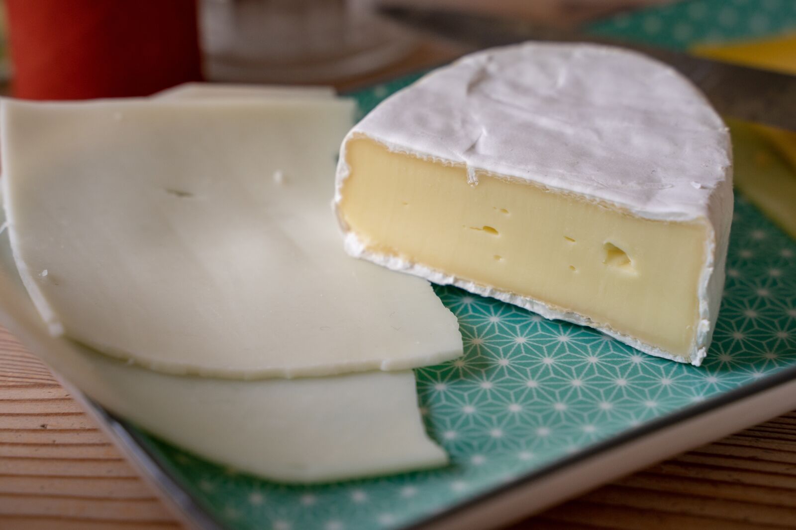 Sony a7 II sample photo. Cheese, soft cheese, food photography