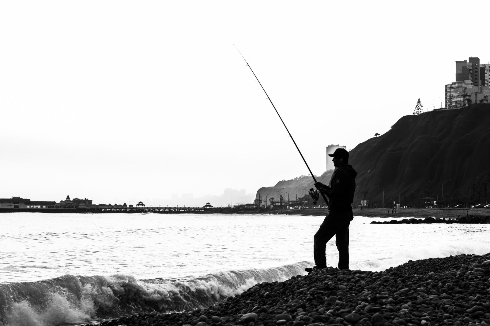 Canon EOS 5D Mark III + Canon EF 70-200mm F2.8L USM sample photo. Landscape, fishing, man photography