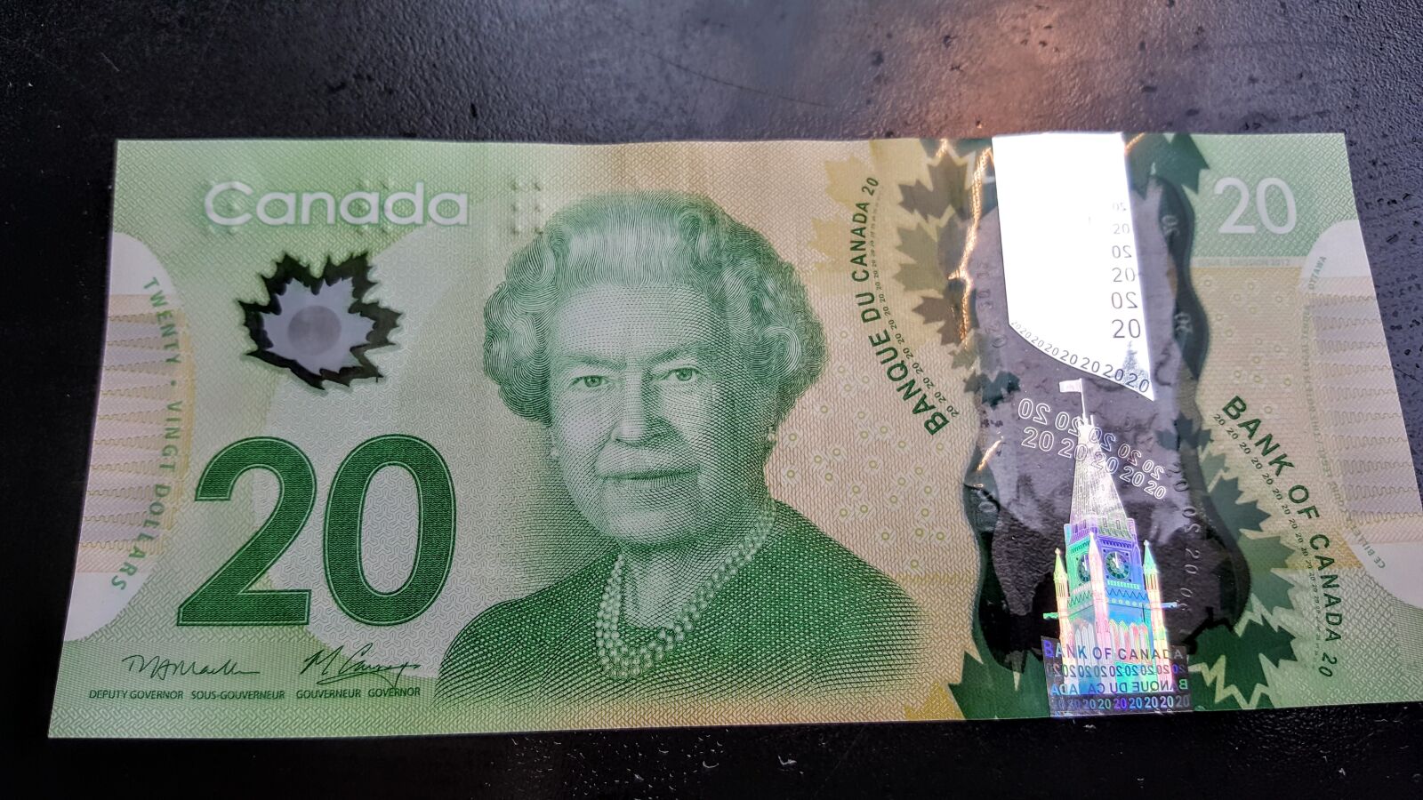 Samsung Galaxy Note5 sample photo. Canadian, currency, paper money photography