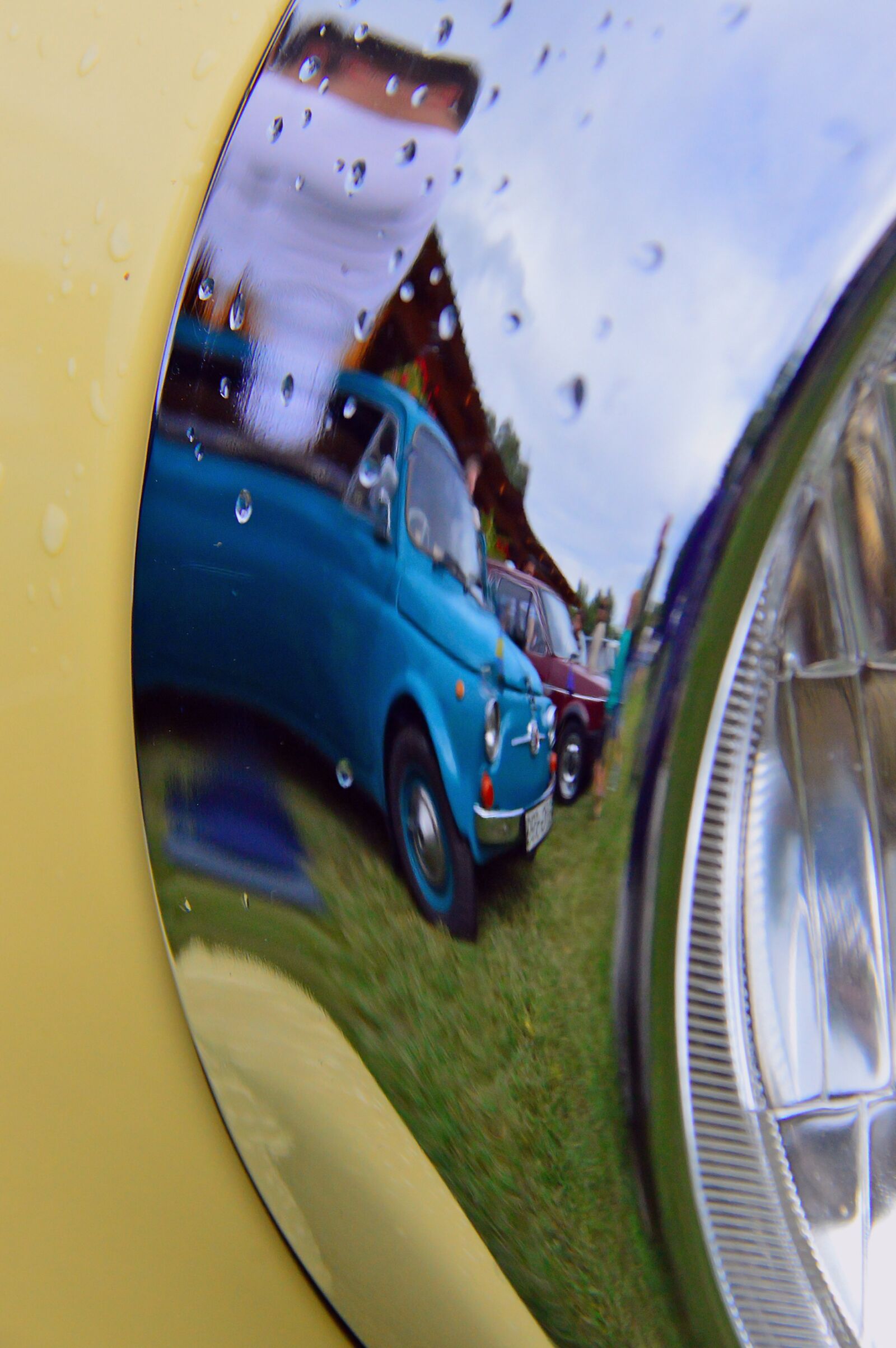 Nikon D3200 sample photo. Car, oldtimer, yellow photography