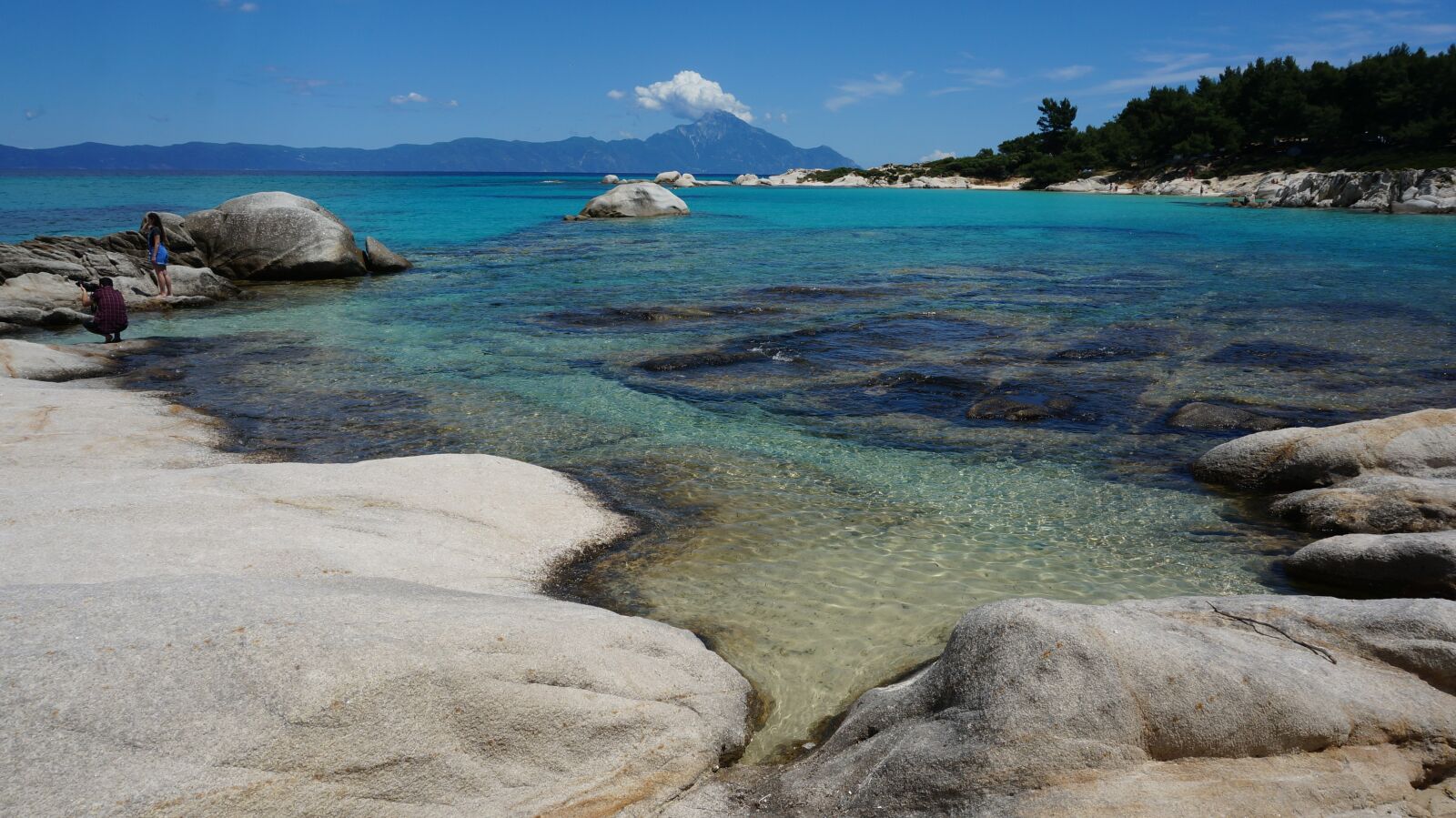 Sony Alpha NEX-5T sample photo. Greece, calkidiki, rocks photography