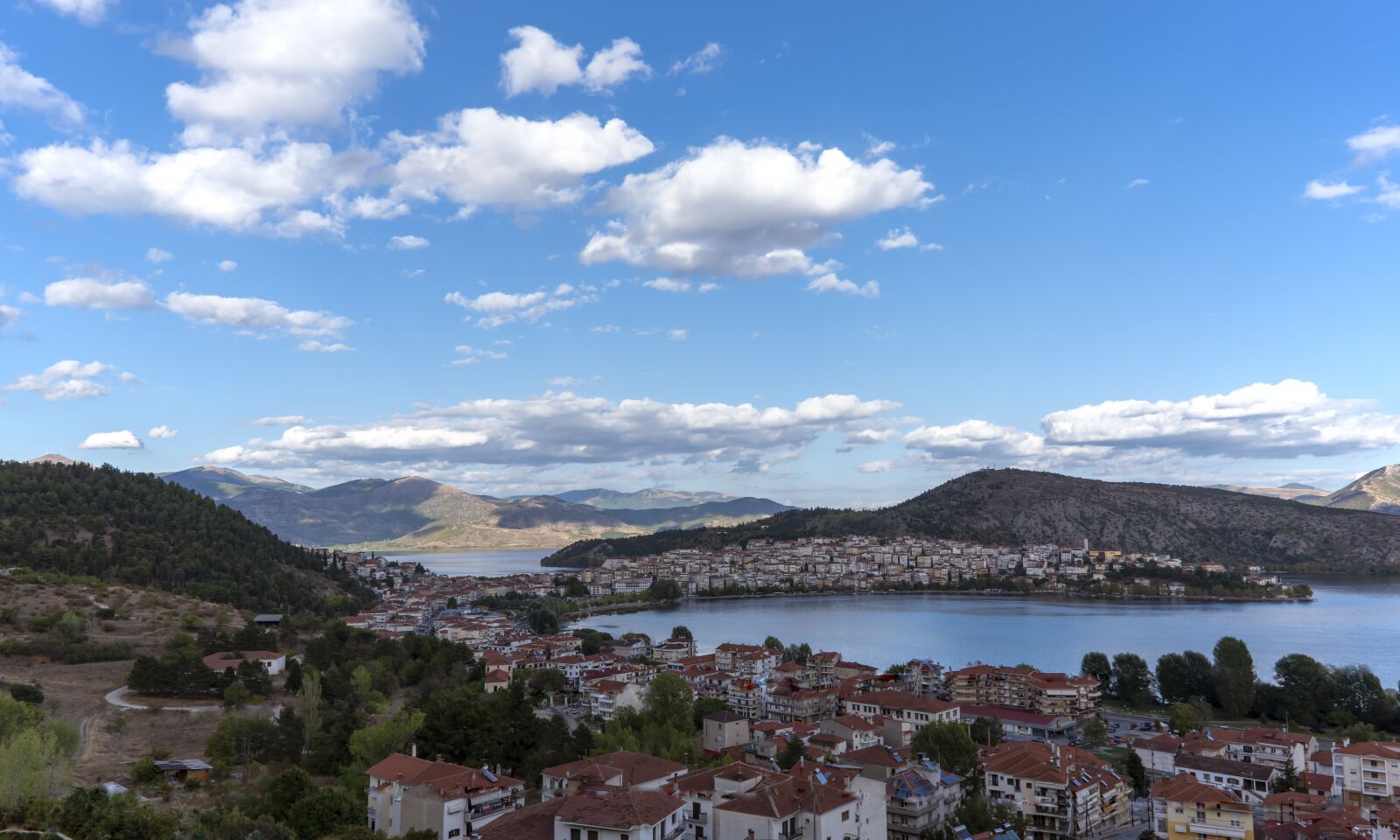 Tamron SP 24-70mm F2.8 Di VC USD sample photo. Kastoria, greece, panorama photography